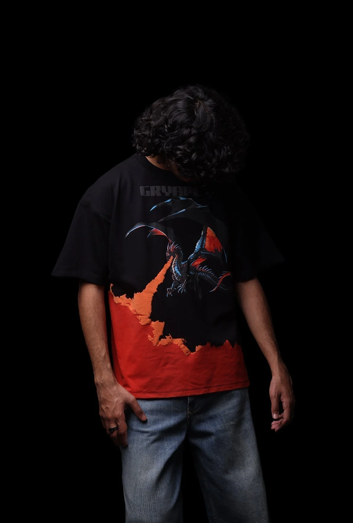 BLACK FLAMEBORN T-SHIRT - Image 6