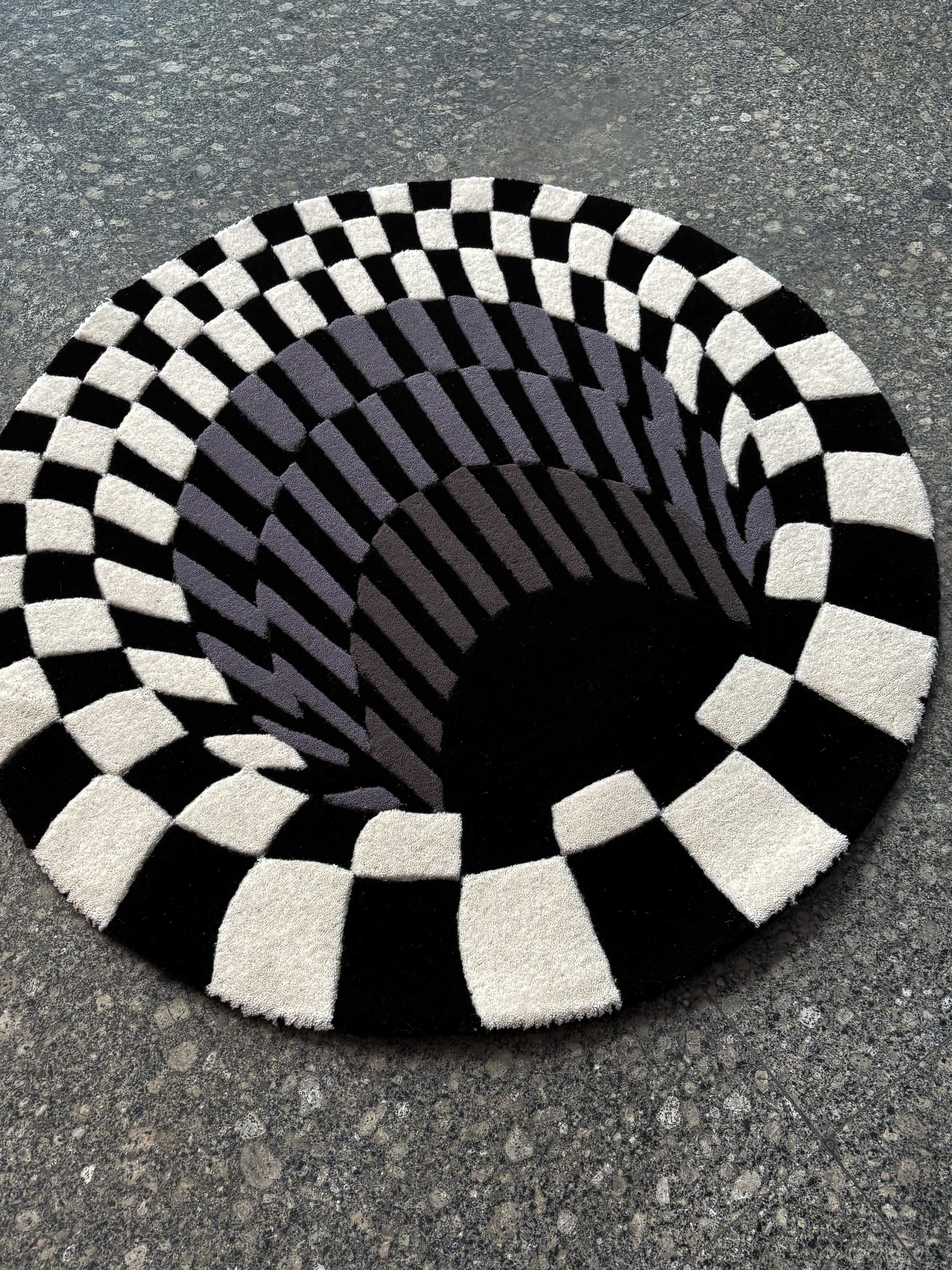 Black Hole Tufted Custom Rug - Image 3