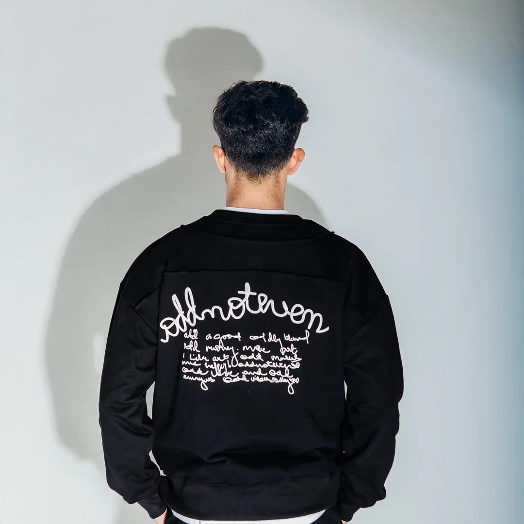 Black Scribble Sweatshirt - Image 3