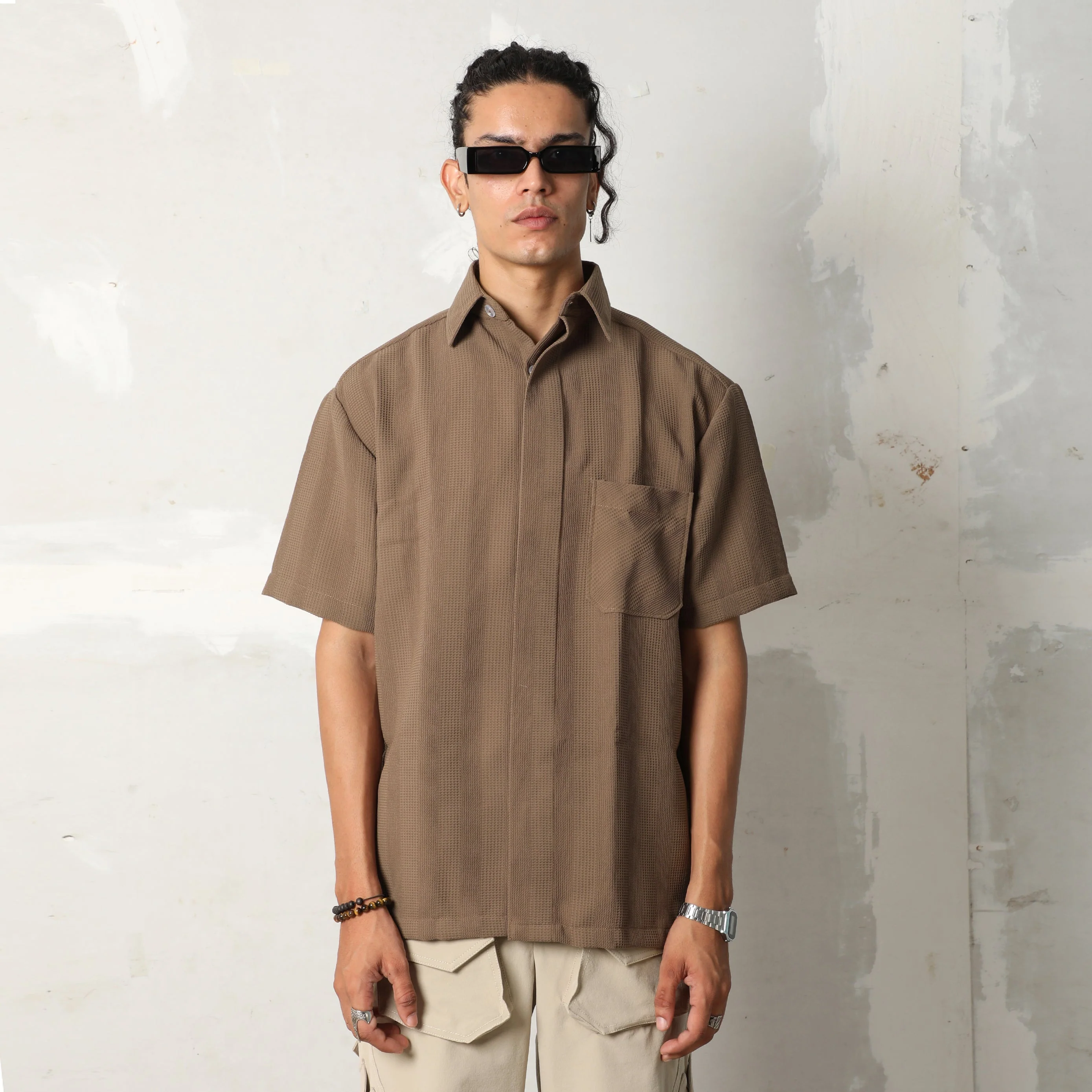 BMW SHIRT TYPE-4 - CHOCOLATE