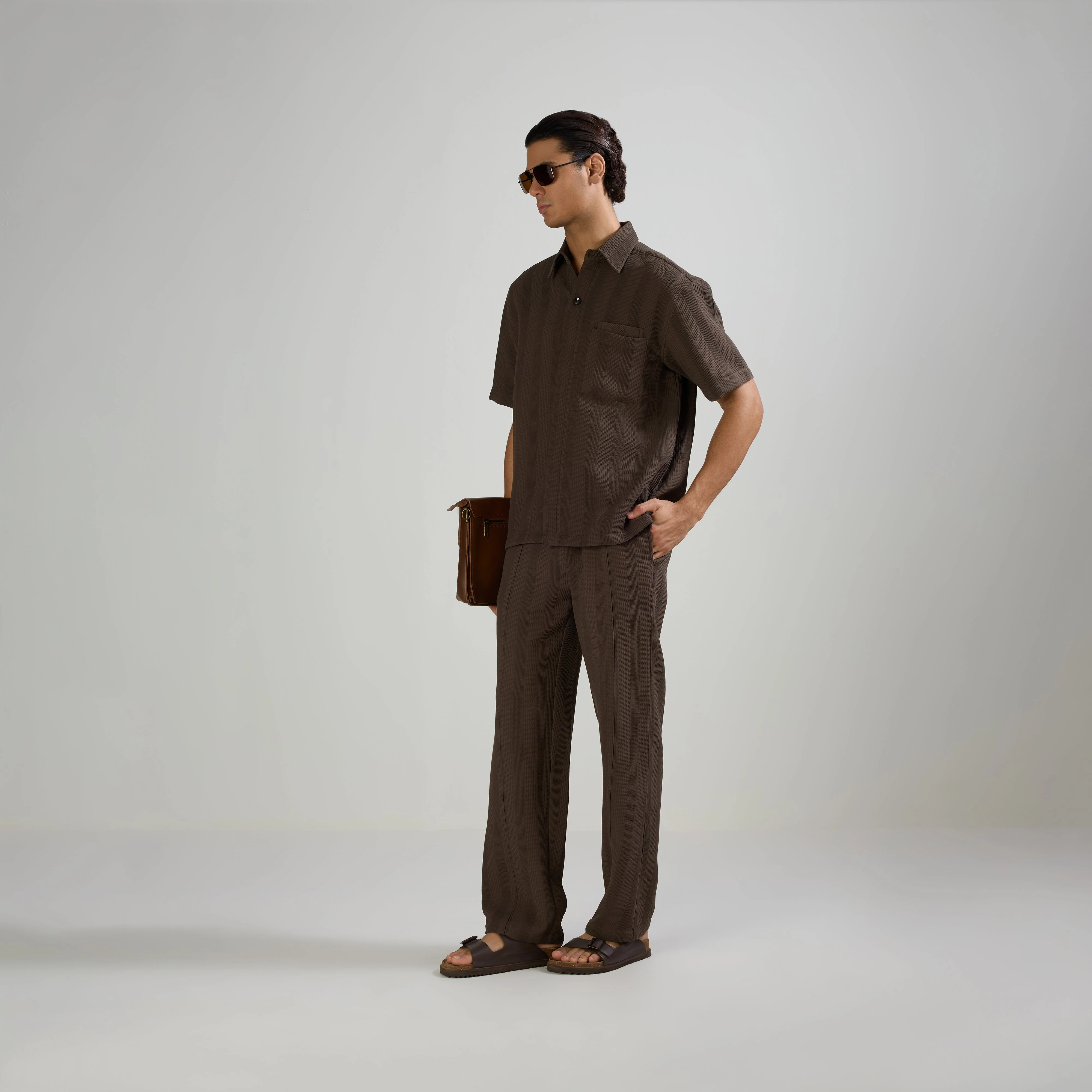 BMW SIGNATURE PANTS - BROWN - Image 2