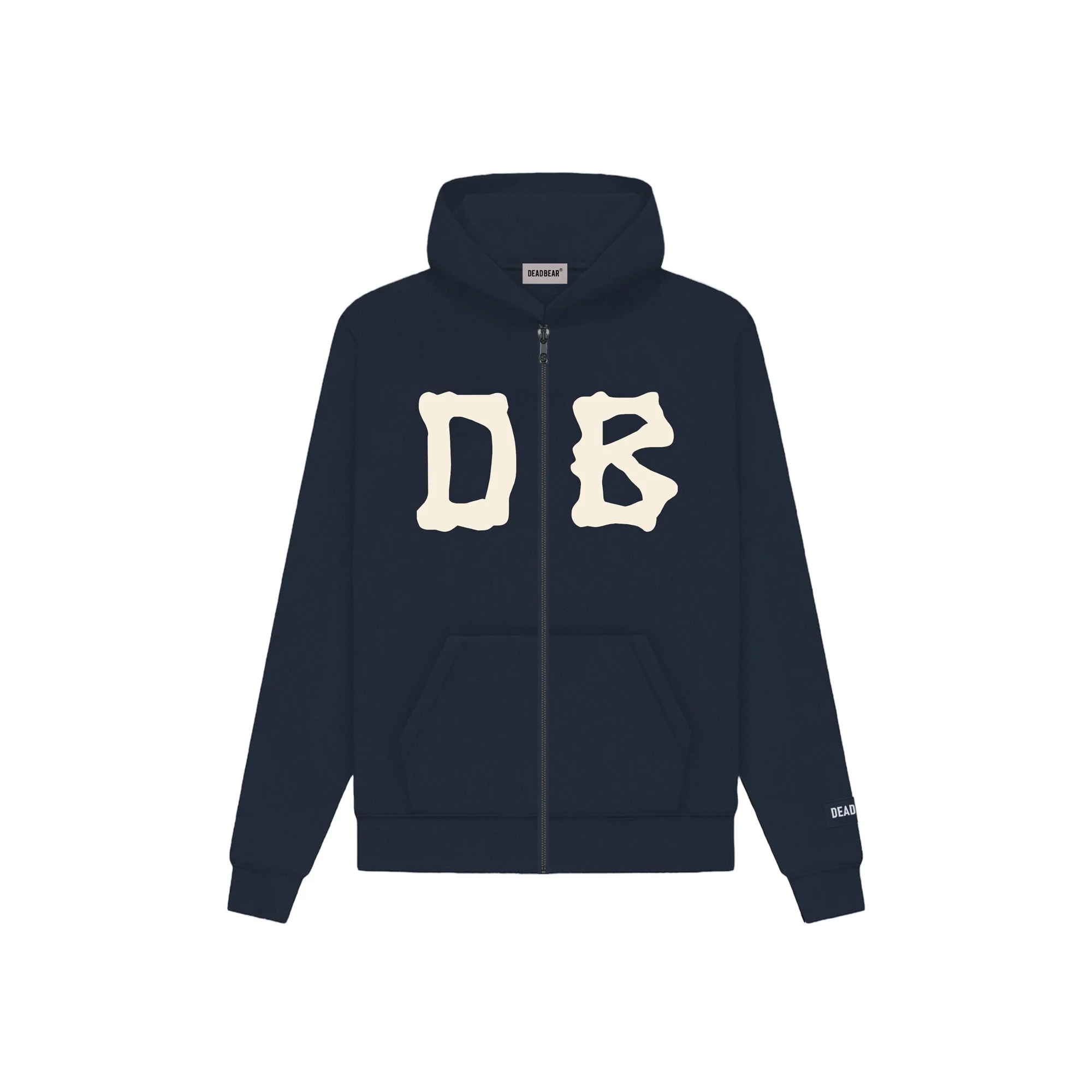 Bone Zipper Navy