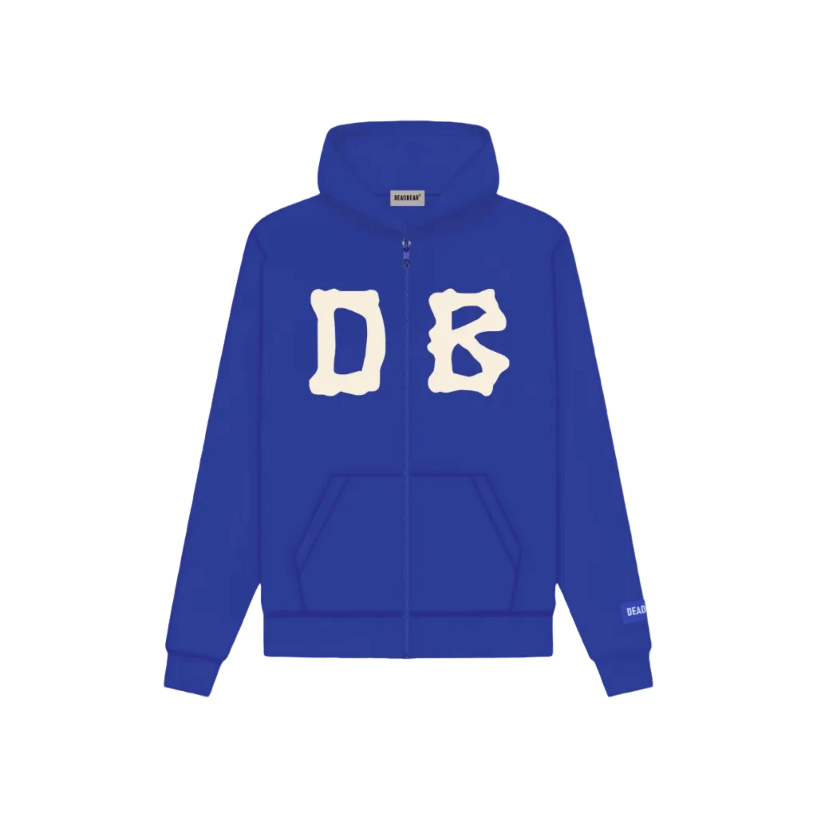Bone Zipper Royal Blue