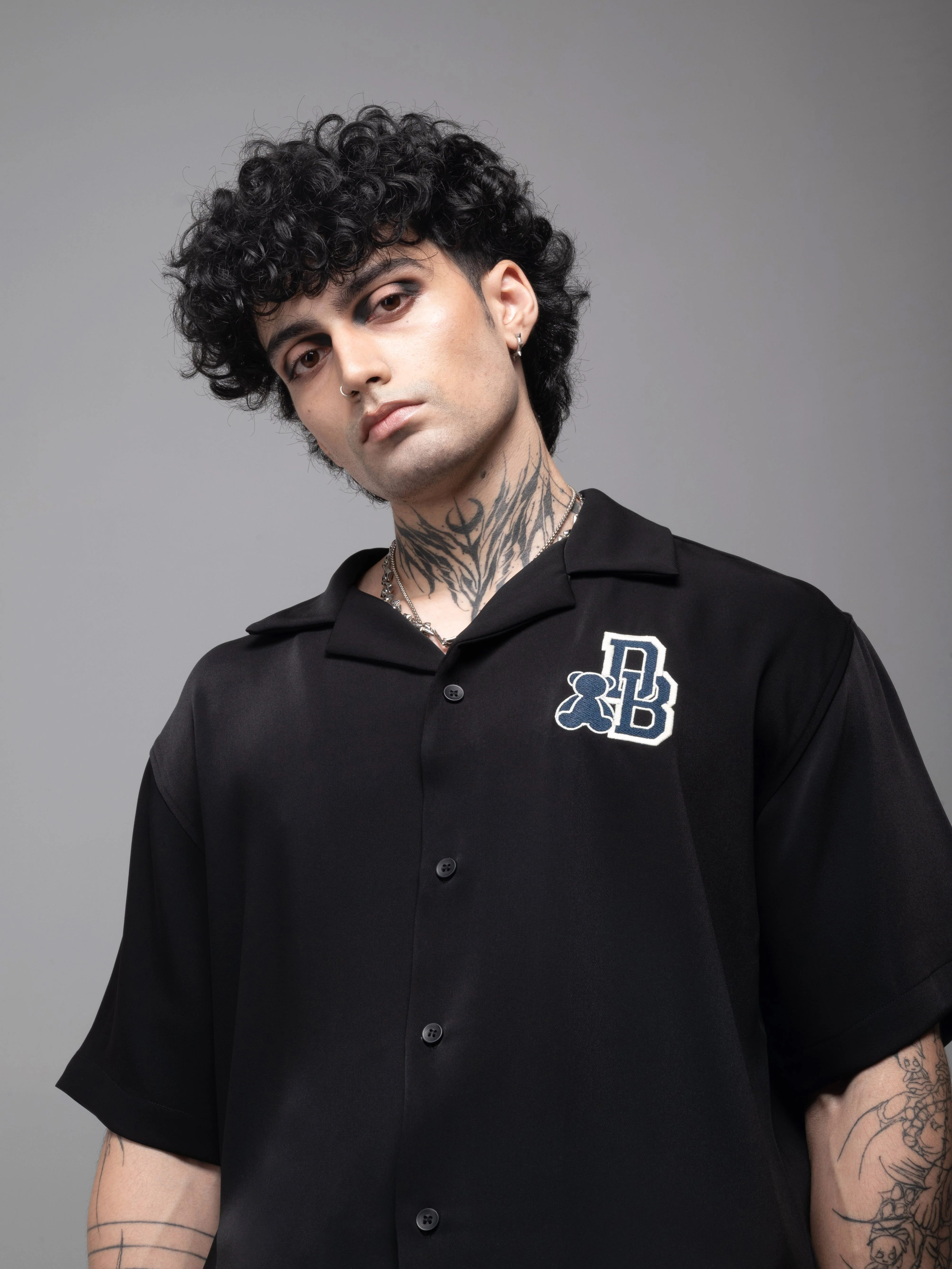 Bowling Shirt Black - Image 6