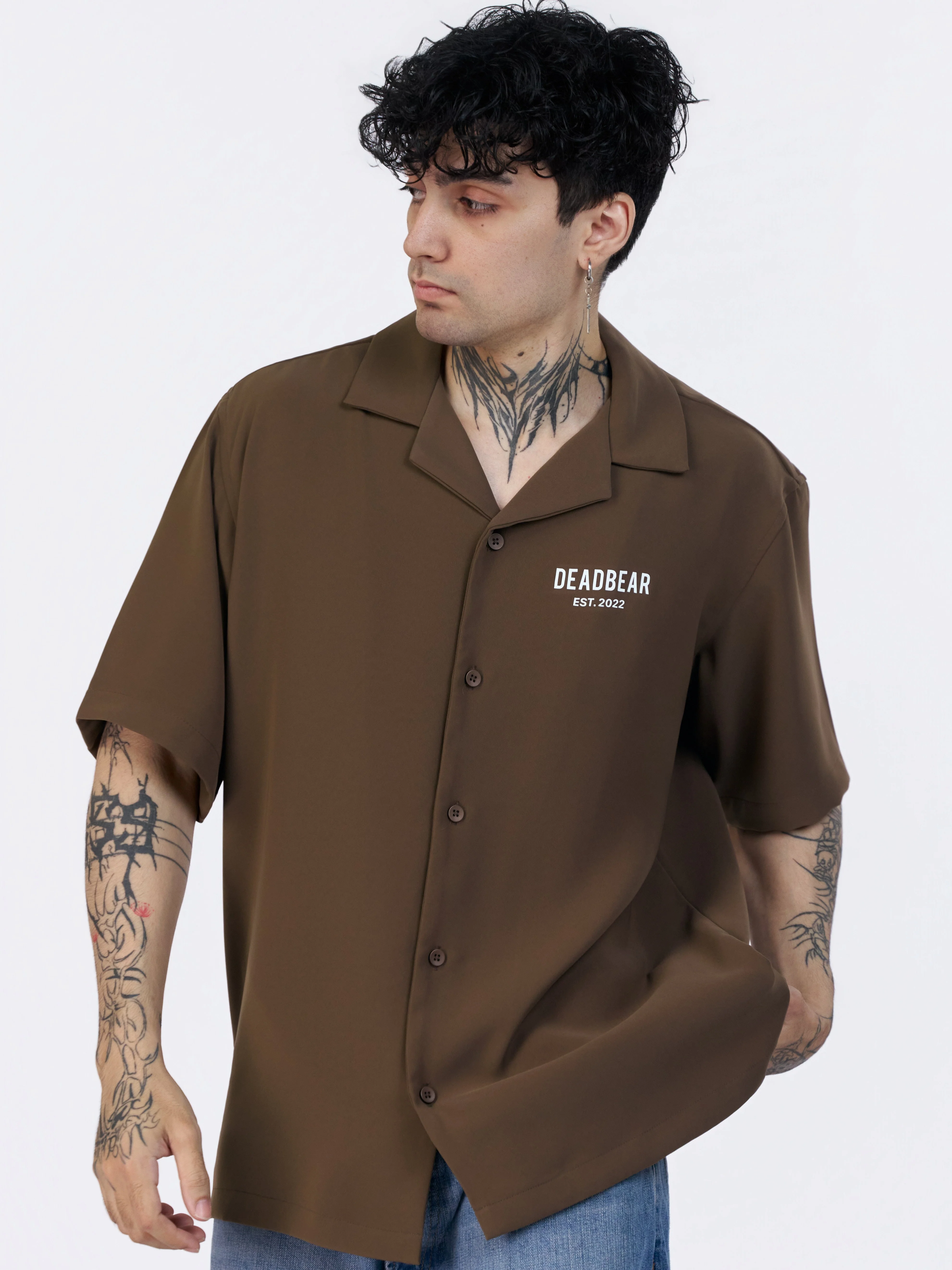 Bowling Shirt Caramel Brown - Image 3