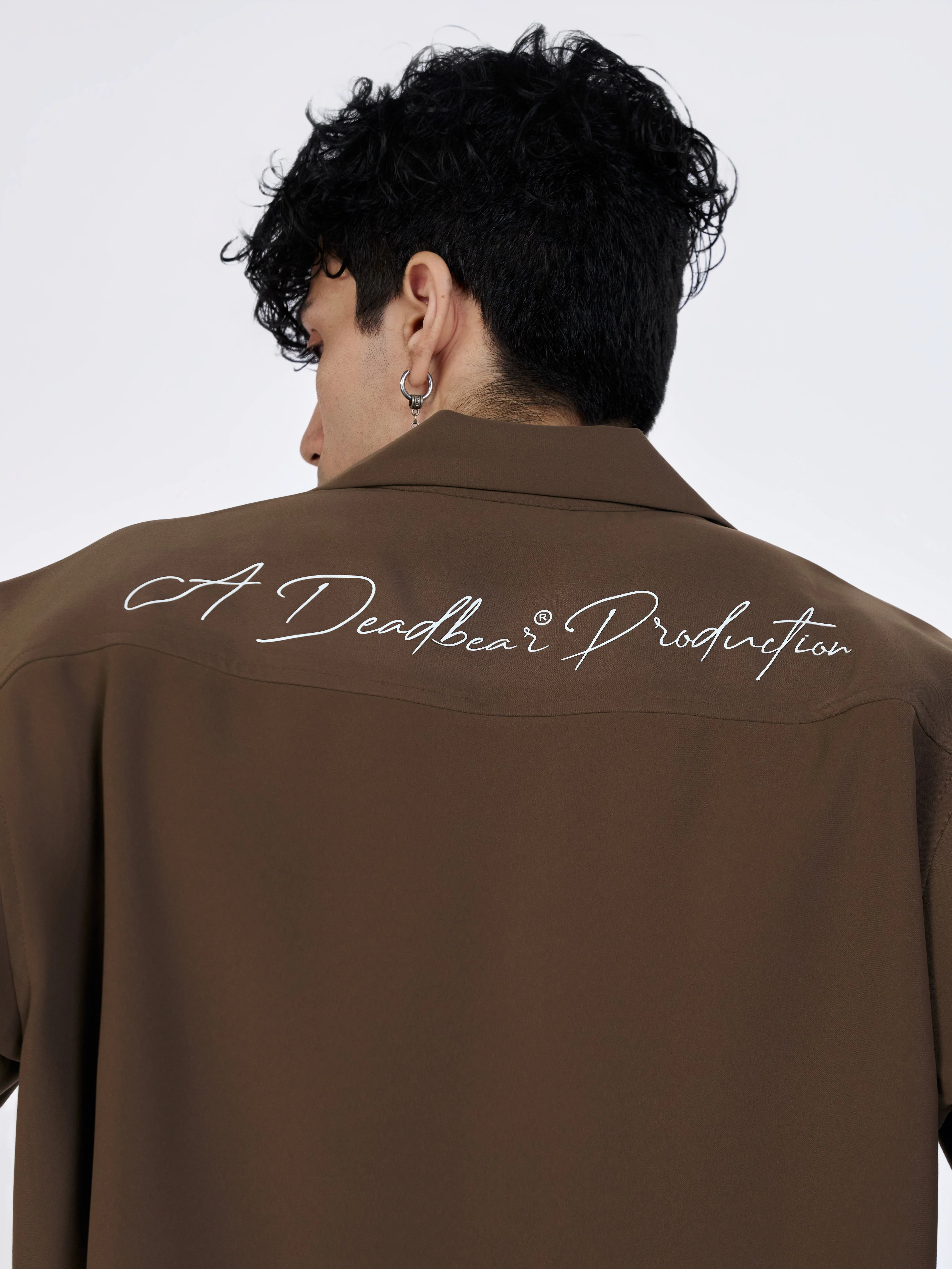 Bowling Shirt Caramel Brown - Image 5