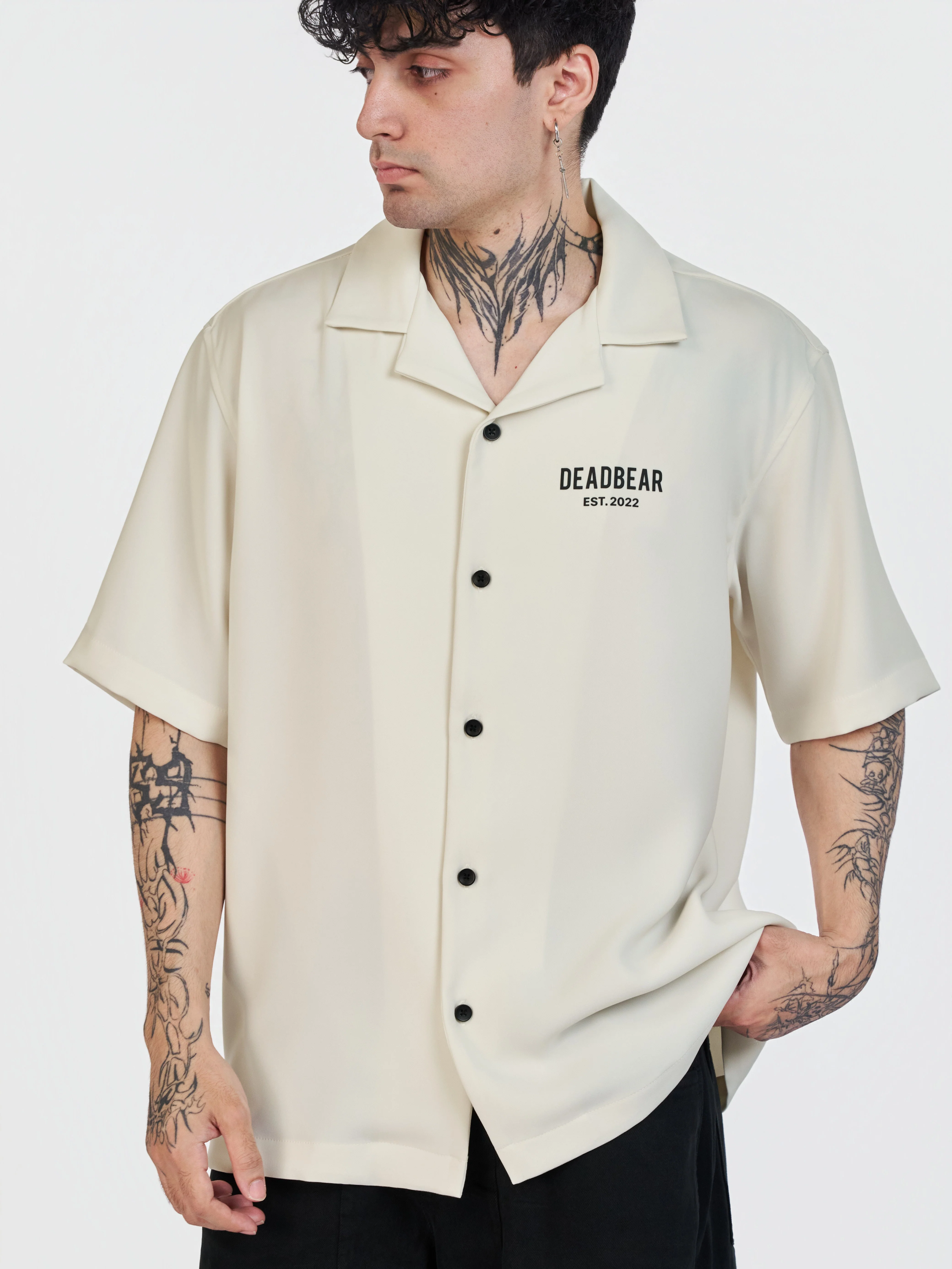 Bowling Shirt Cream - Image 2