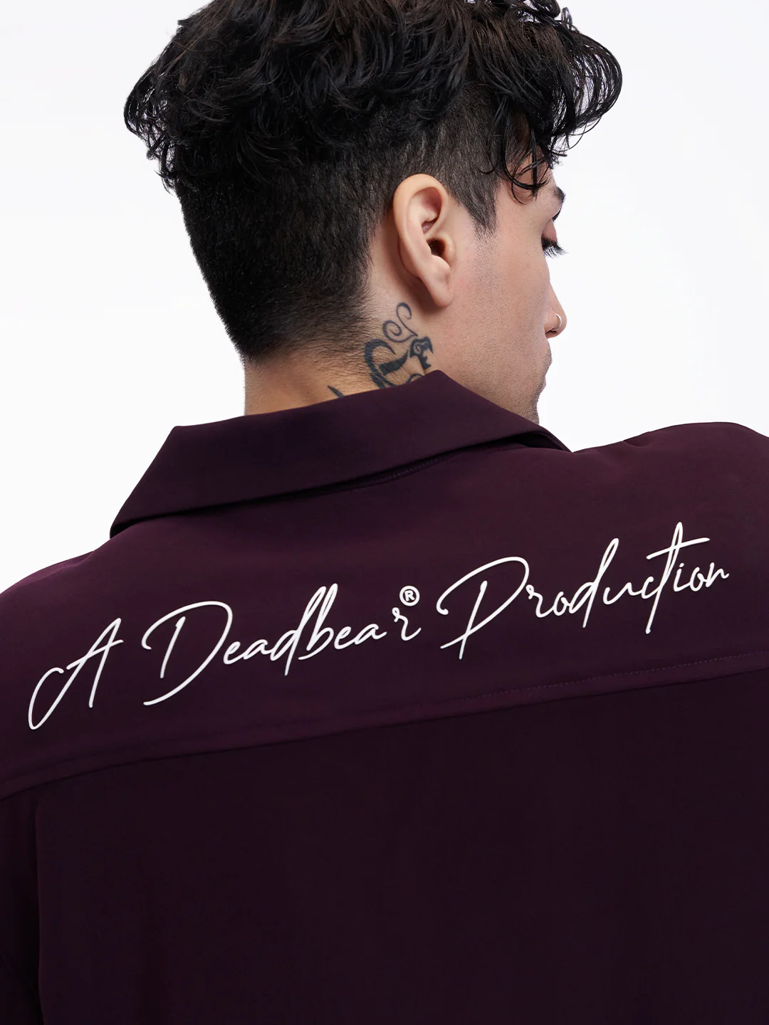 Bowling Shirt Deep Plum - Image 5