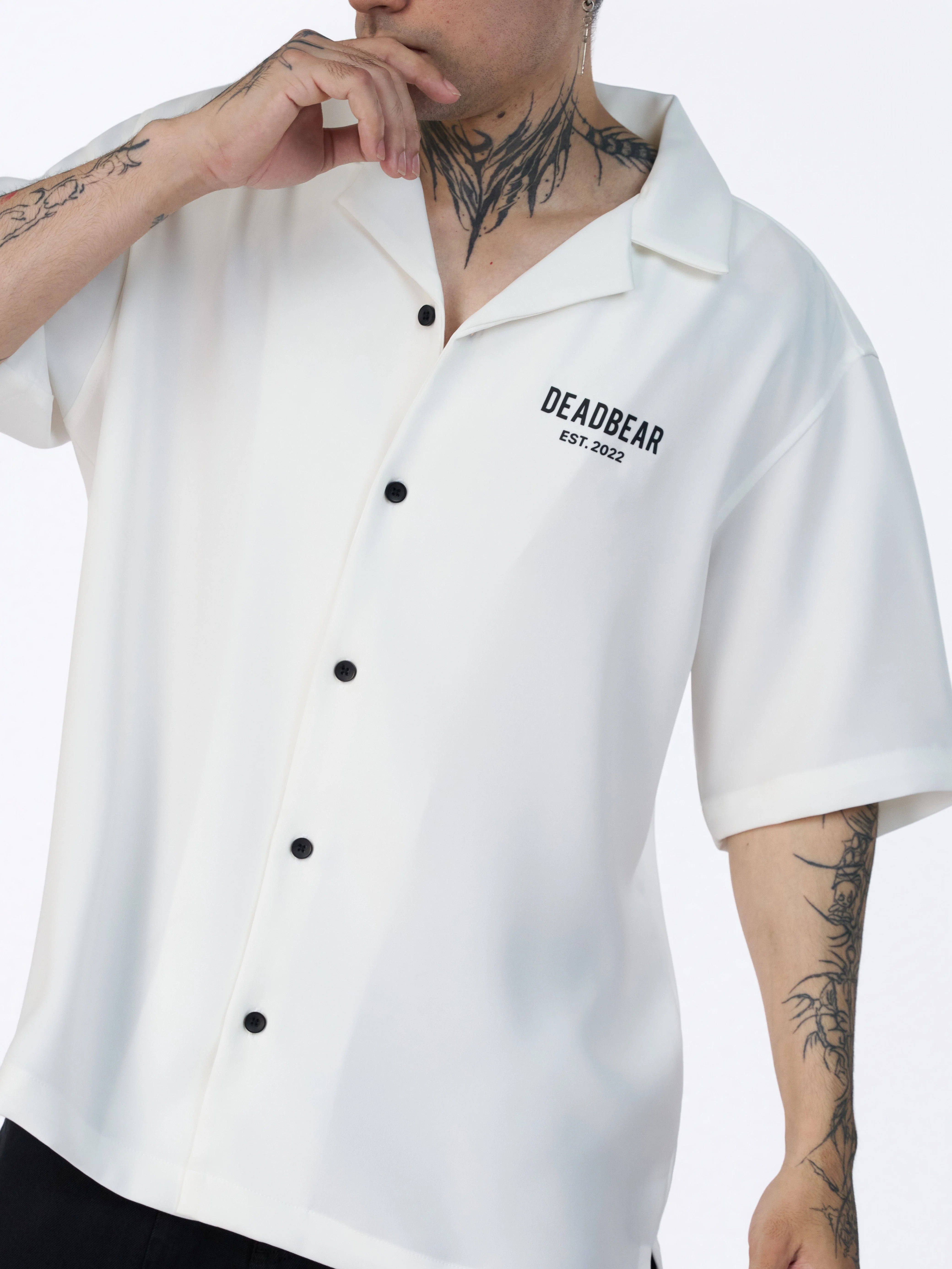 Bowling Shirt White - Image 10