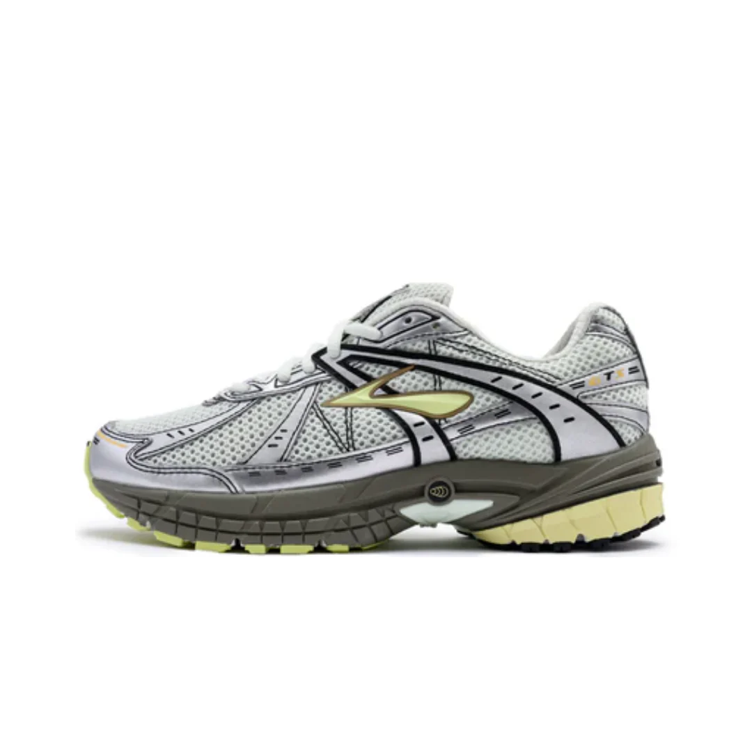 Brooks Adrenaline GTS 10 White Silver Green