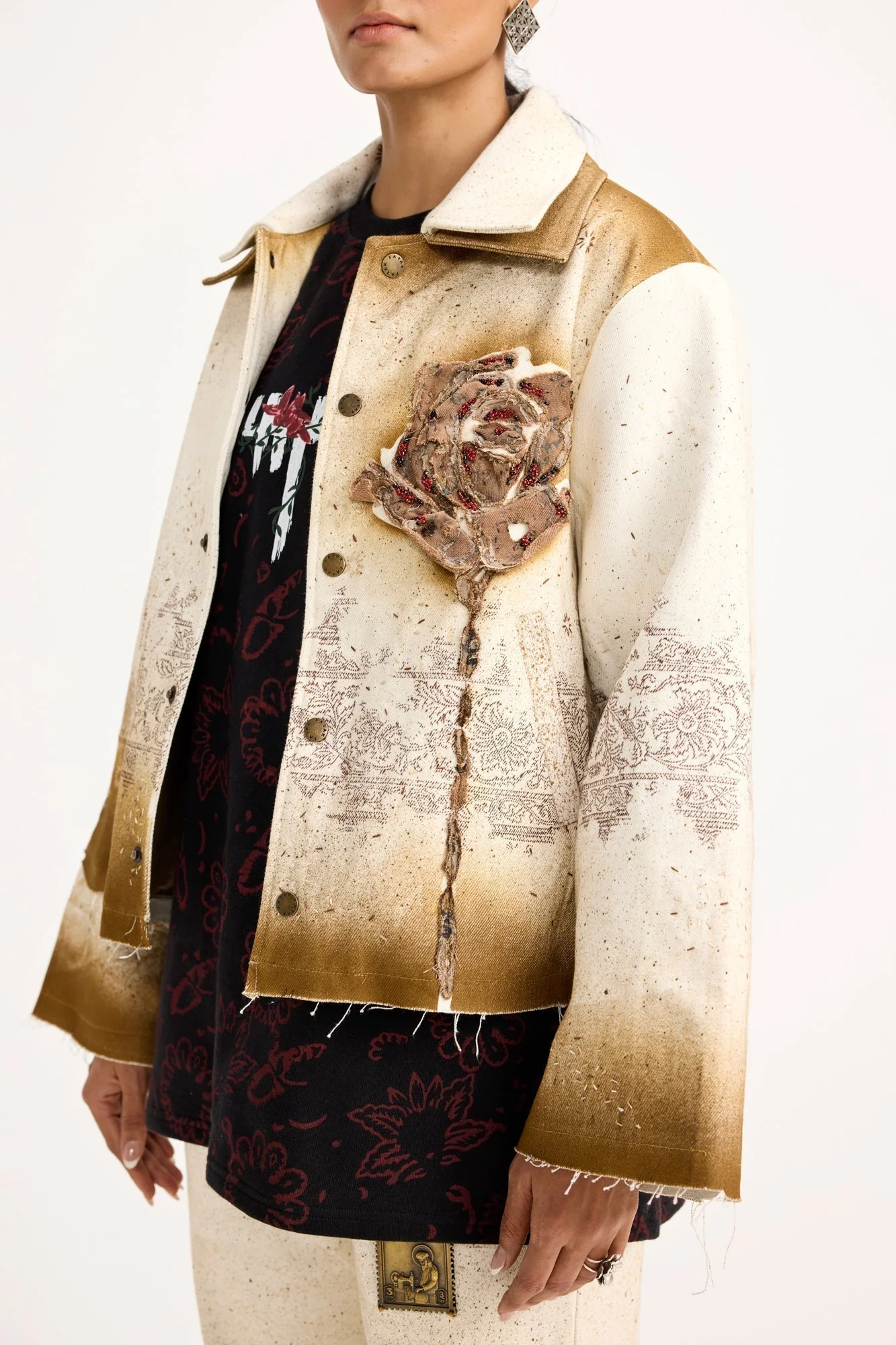 Burning Flower Handmade - Jacket - Image 8