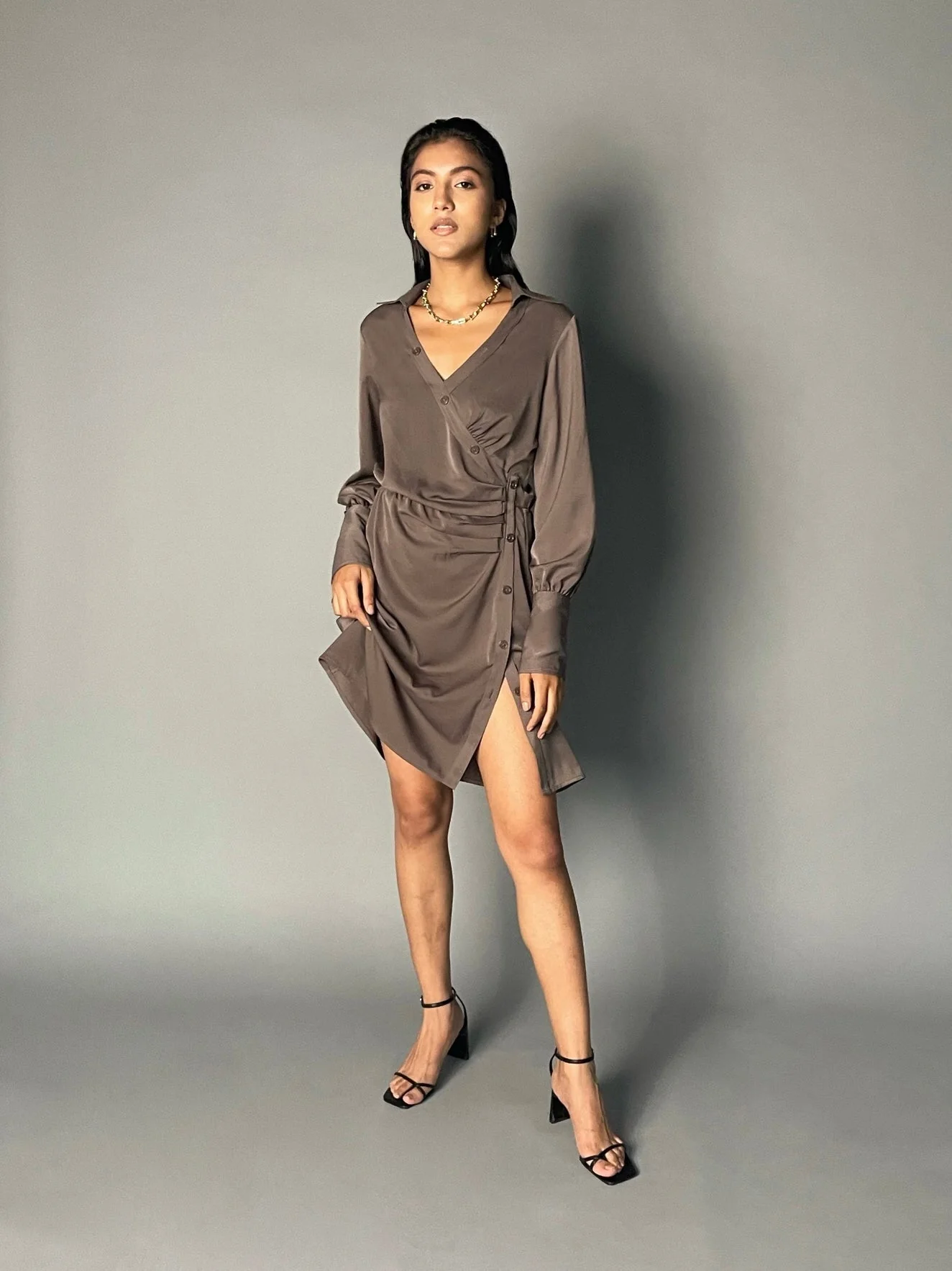 BUTTON UP/ DOWN DRESS - Image 4