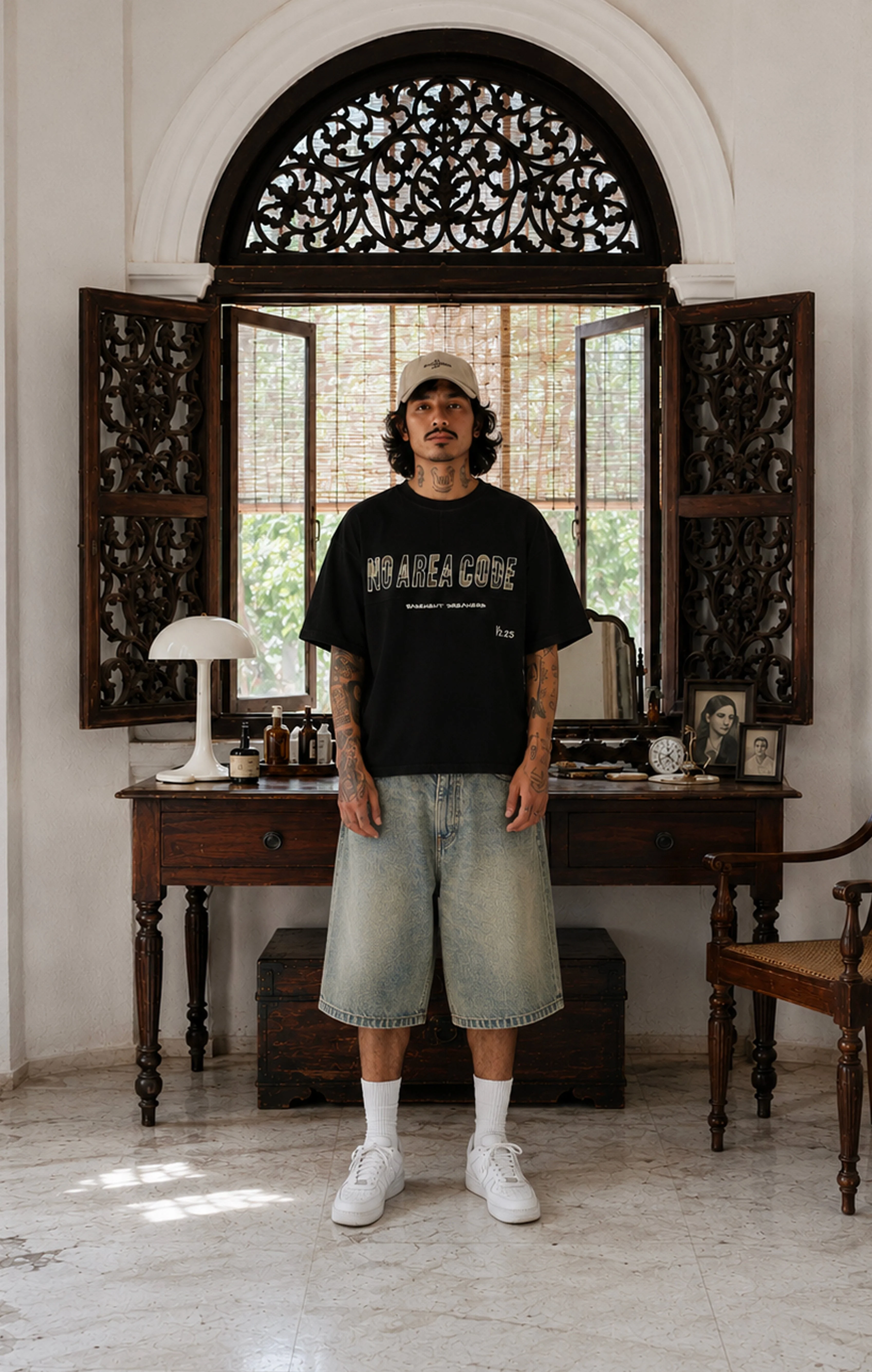 CAMO LETTER TEE - Image 3