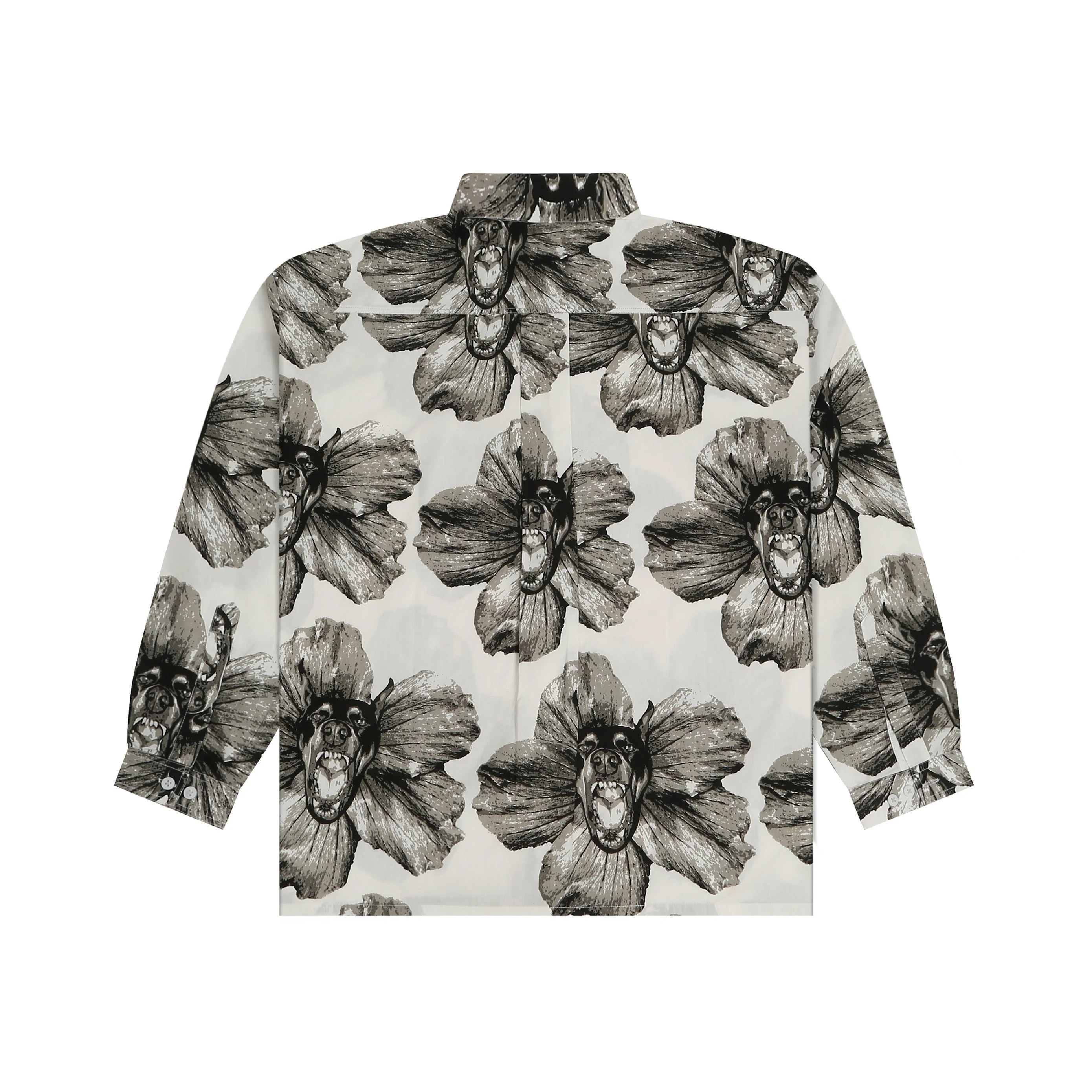 Canine printed cotton shirt - White - Image 2