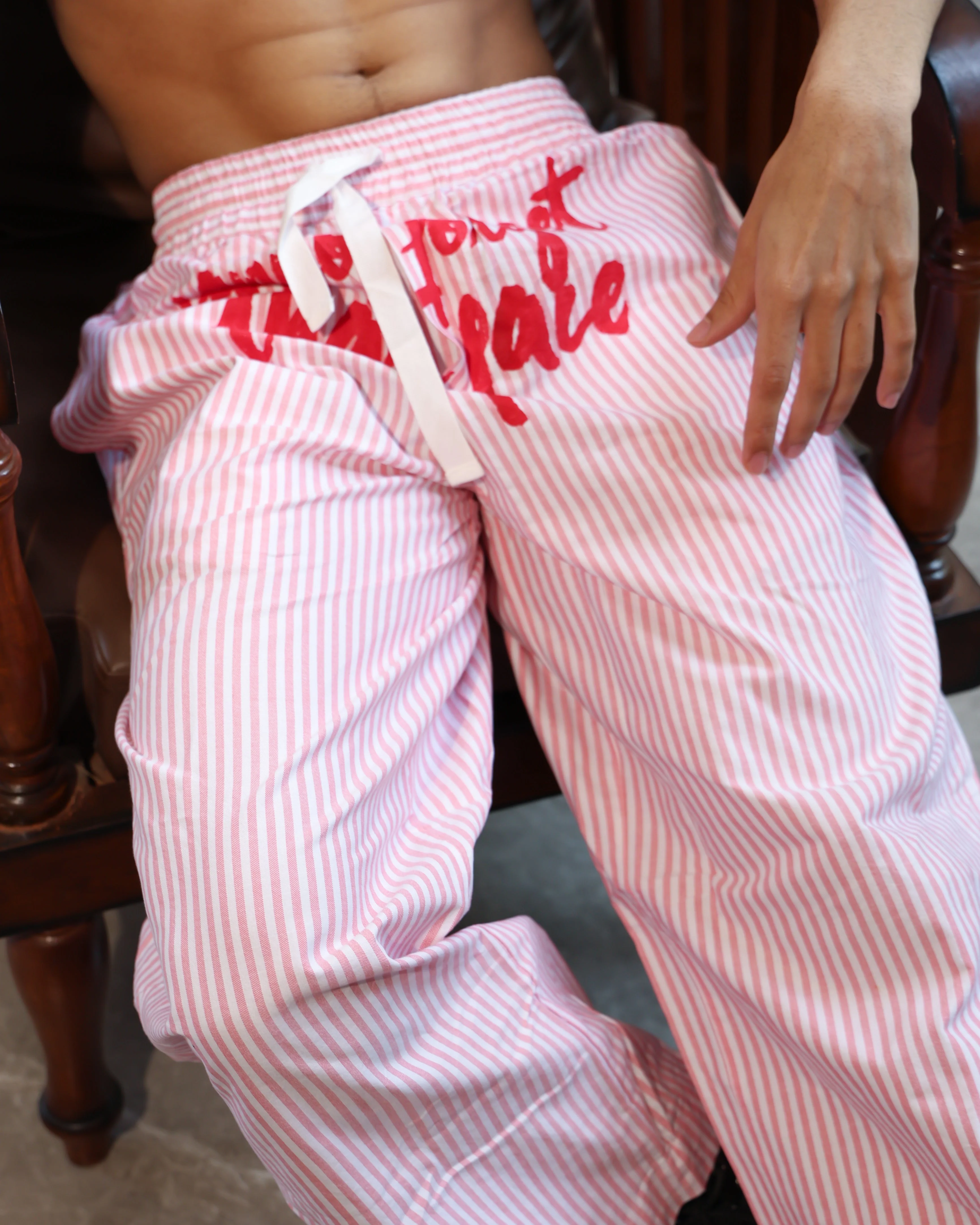 Can't Forget Striped Pants | Pastel Raspberry - Image 6