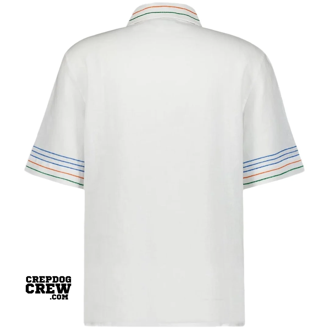 CASABLANCA LE FIL DE LA MUSIQUE SHIRT WHITE - Image 2