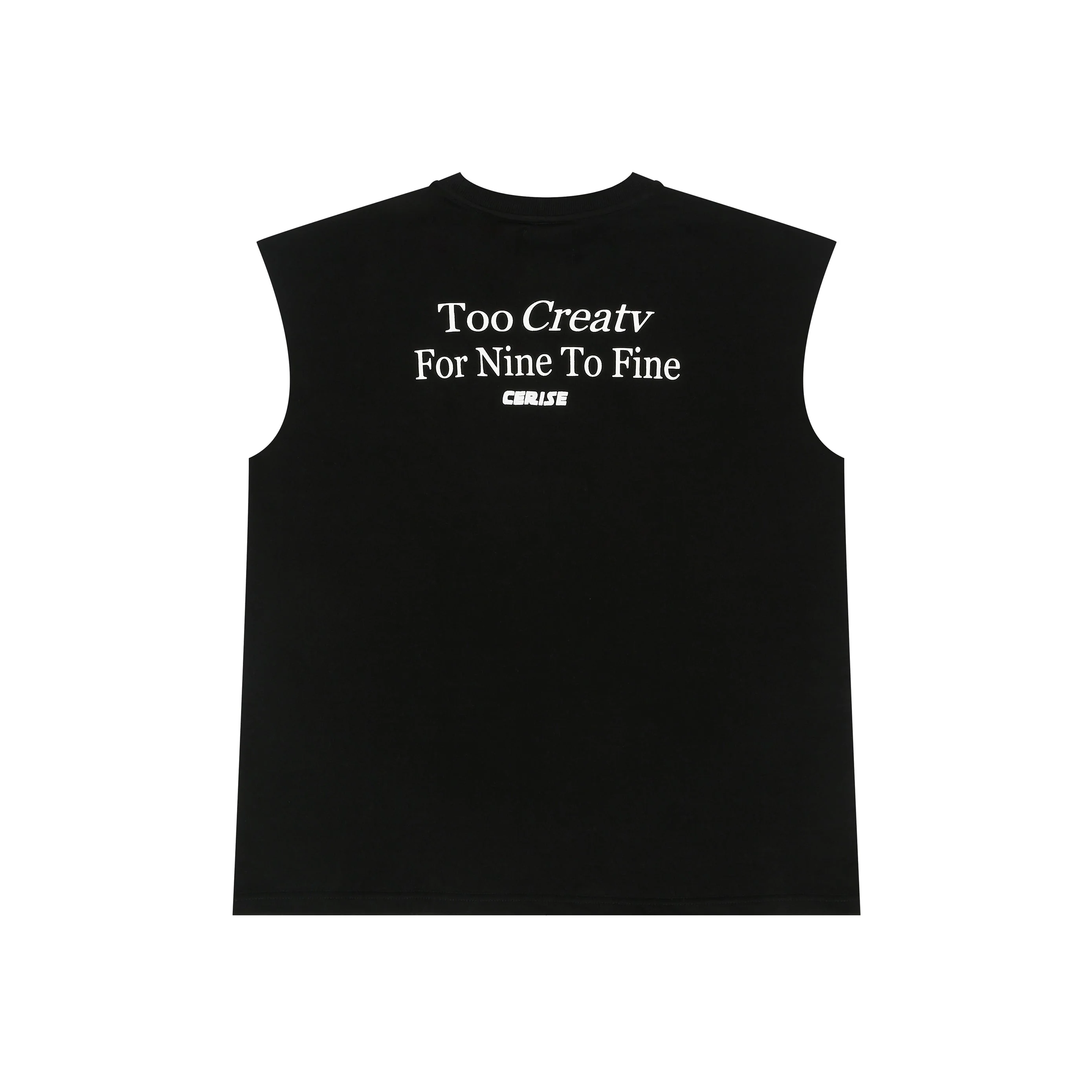 CERISE MUSCLE TEE - TOO CREATV