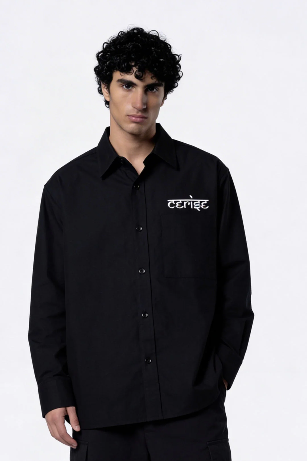 CERISE SIGNATURE SHIRT - BLACK - Image 5