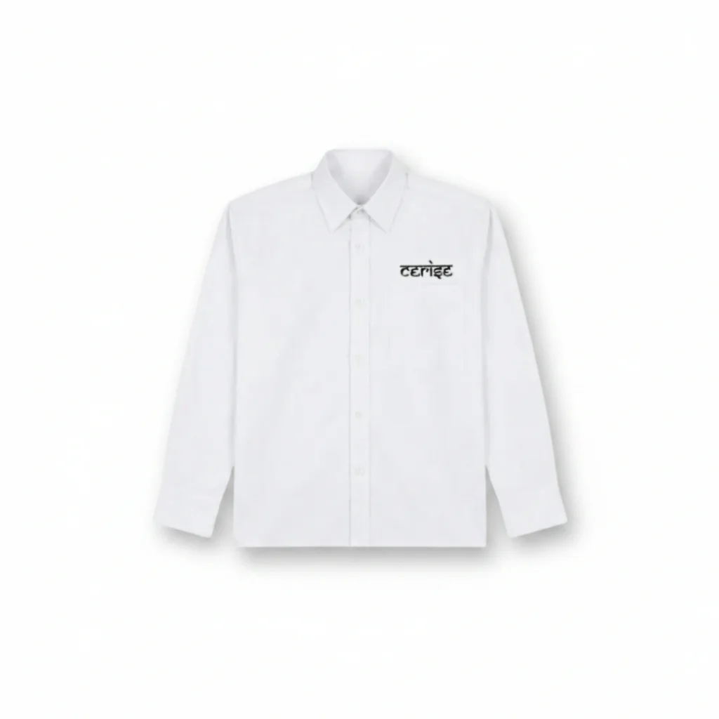 CERISE SIGNATURE SHIRT - WHITE