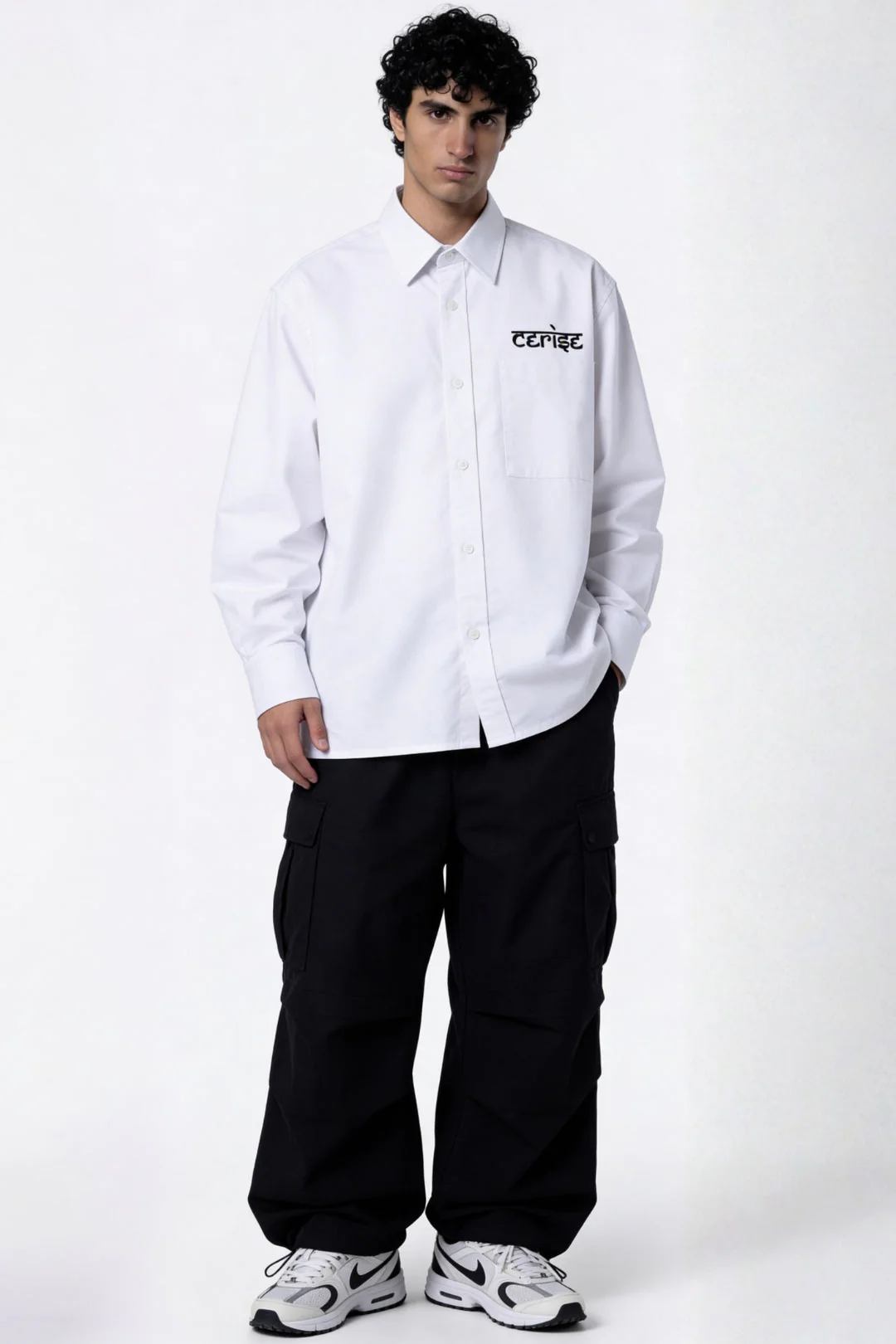 CERISE SIGNATURE SHIRT - WHITE - Image 3