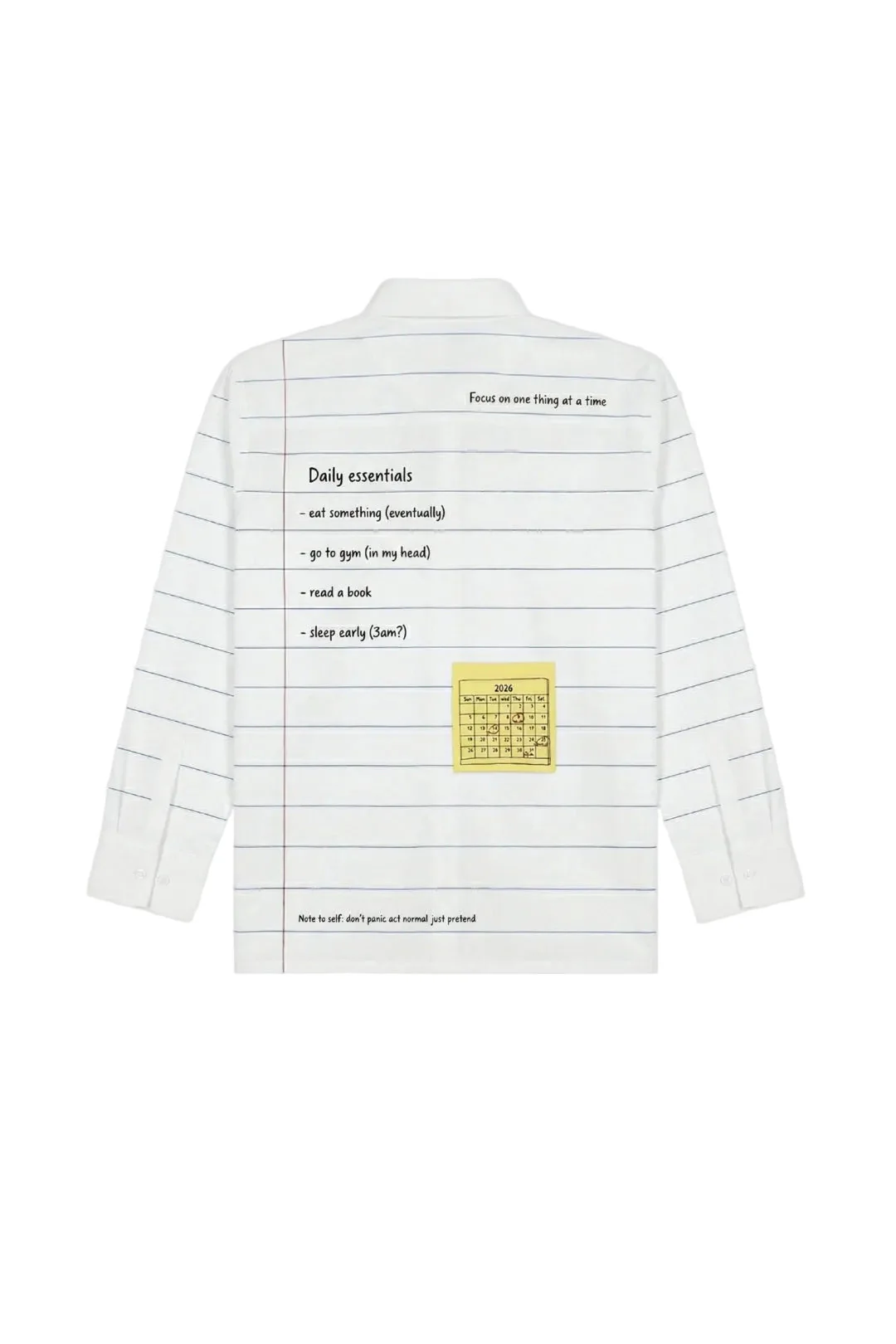 CERISE TO DO LIST SHIRT