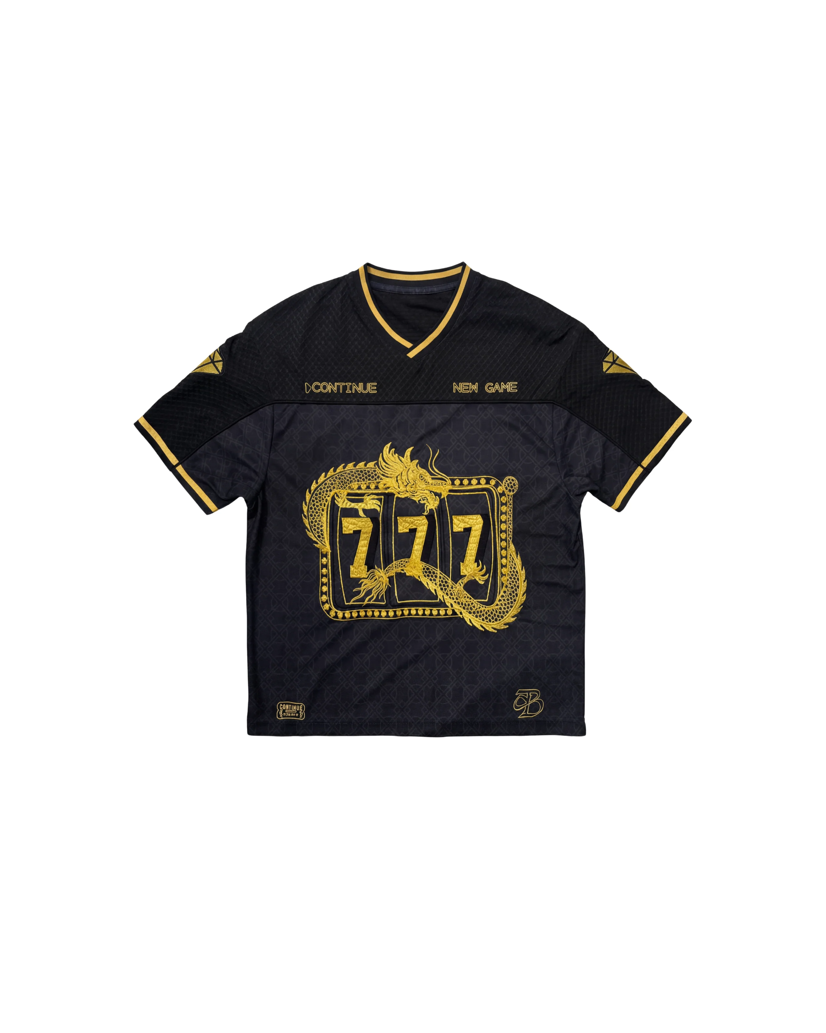 CHAKRA AND CHANCE - OVERSIZED FIT EMBROIDERED JERSEY