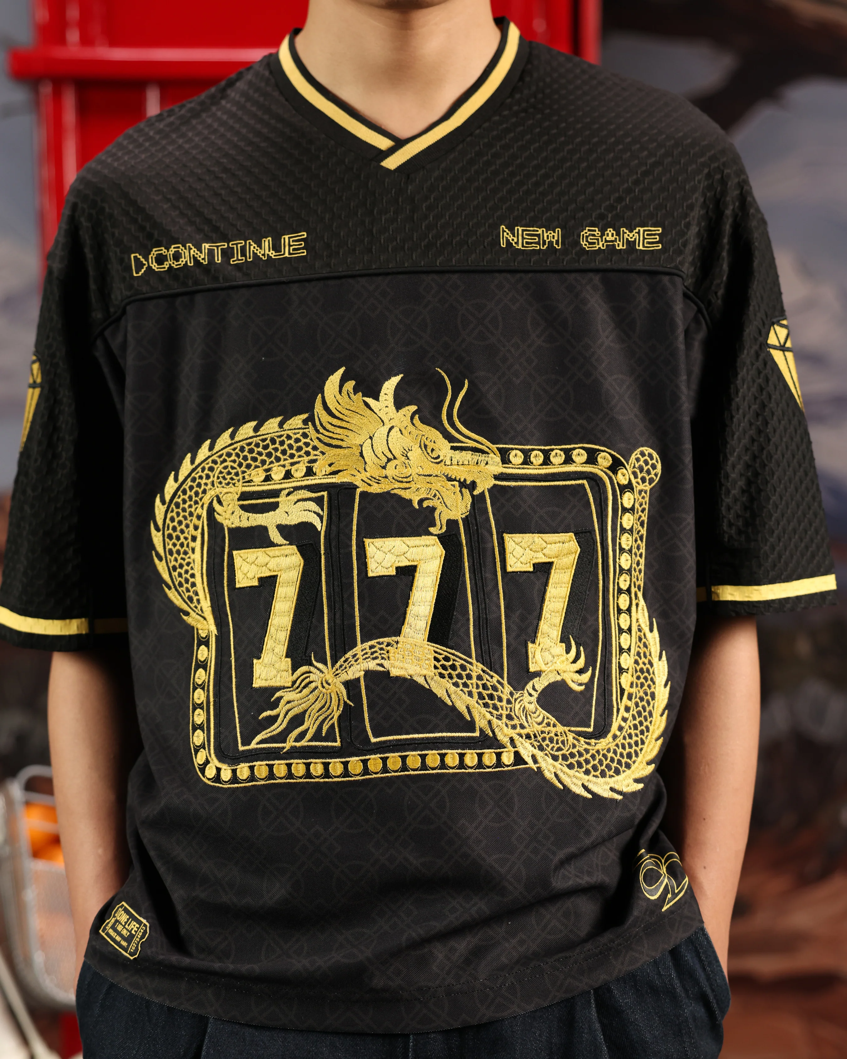 CHAKRA AND CHANCE - OVERSIZED FIT EMBROIDERED JERSEY - Image 6