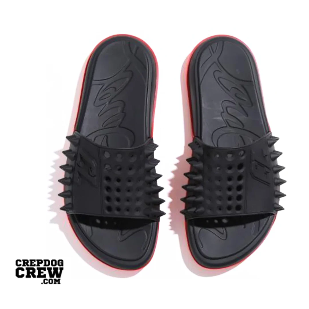 Christian Louboutin Take It Easy Slides Black - Image 2