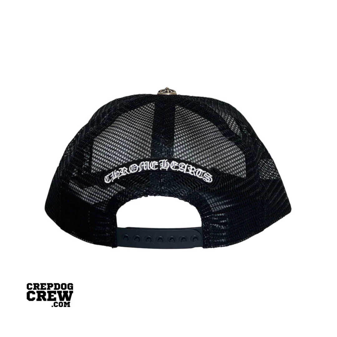 Chrome Hearts Multi Color Crosses Trucker Hat Black/White - Image 2
