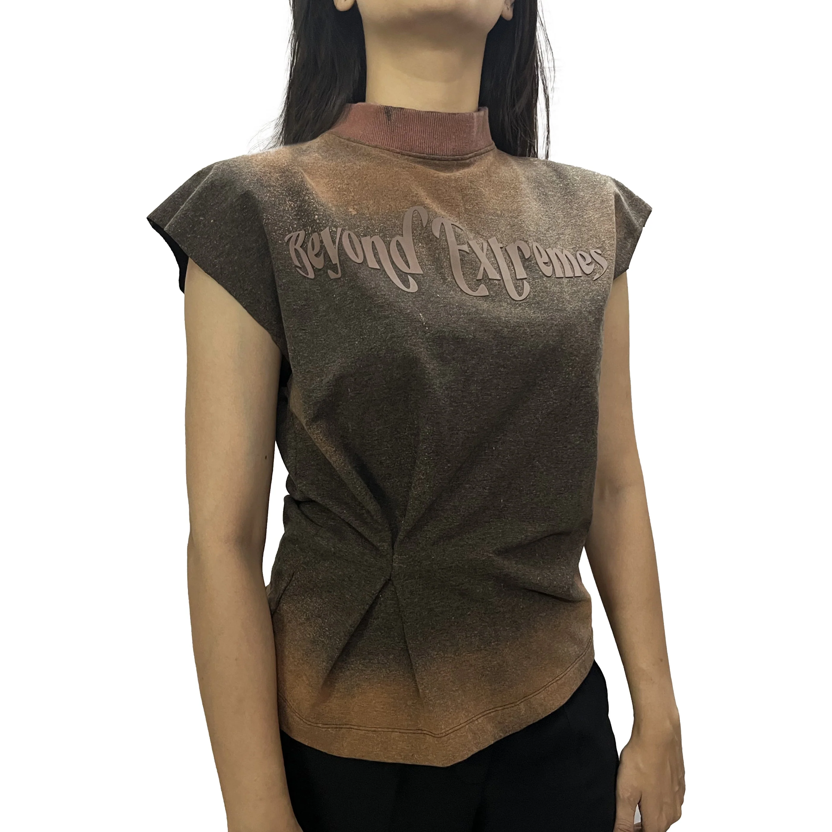 Cinched Top - Brown - Image 3
