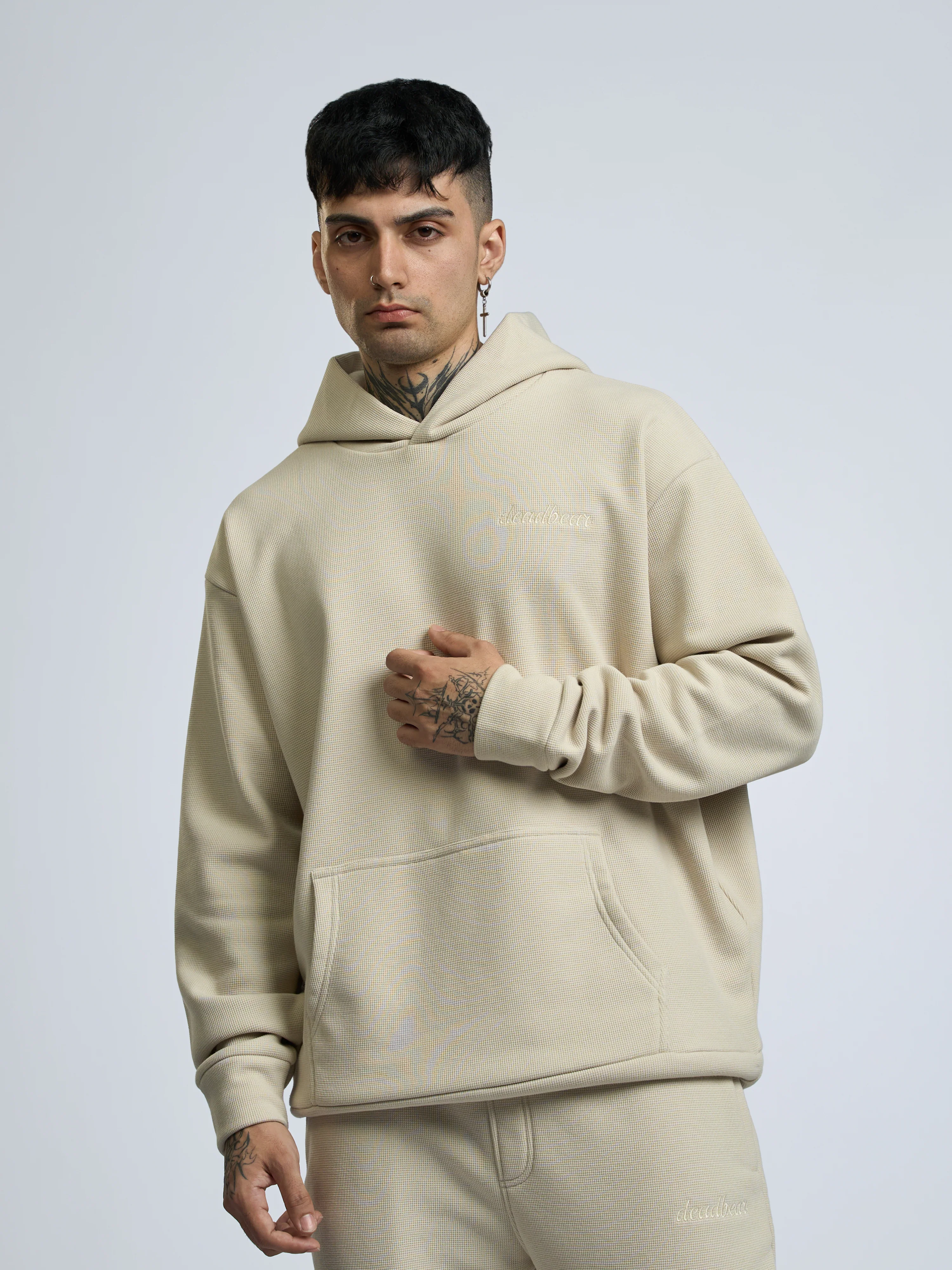 Co-ord Hoodie Beige - Image 4