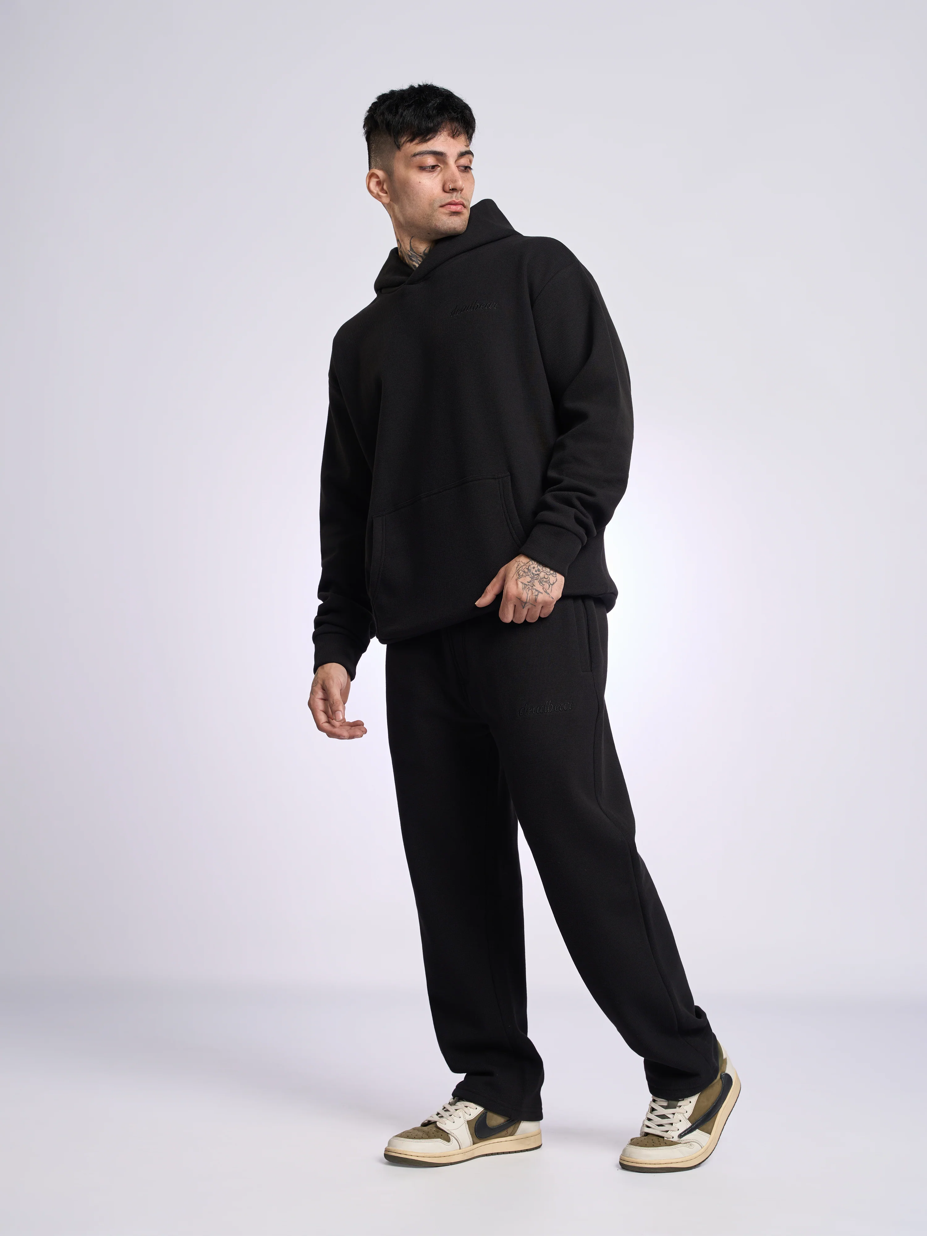 Co-ord Hoodie Black - Image 3