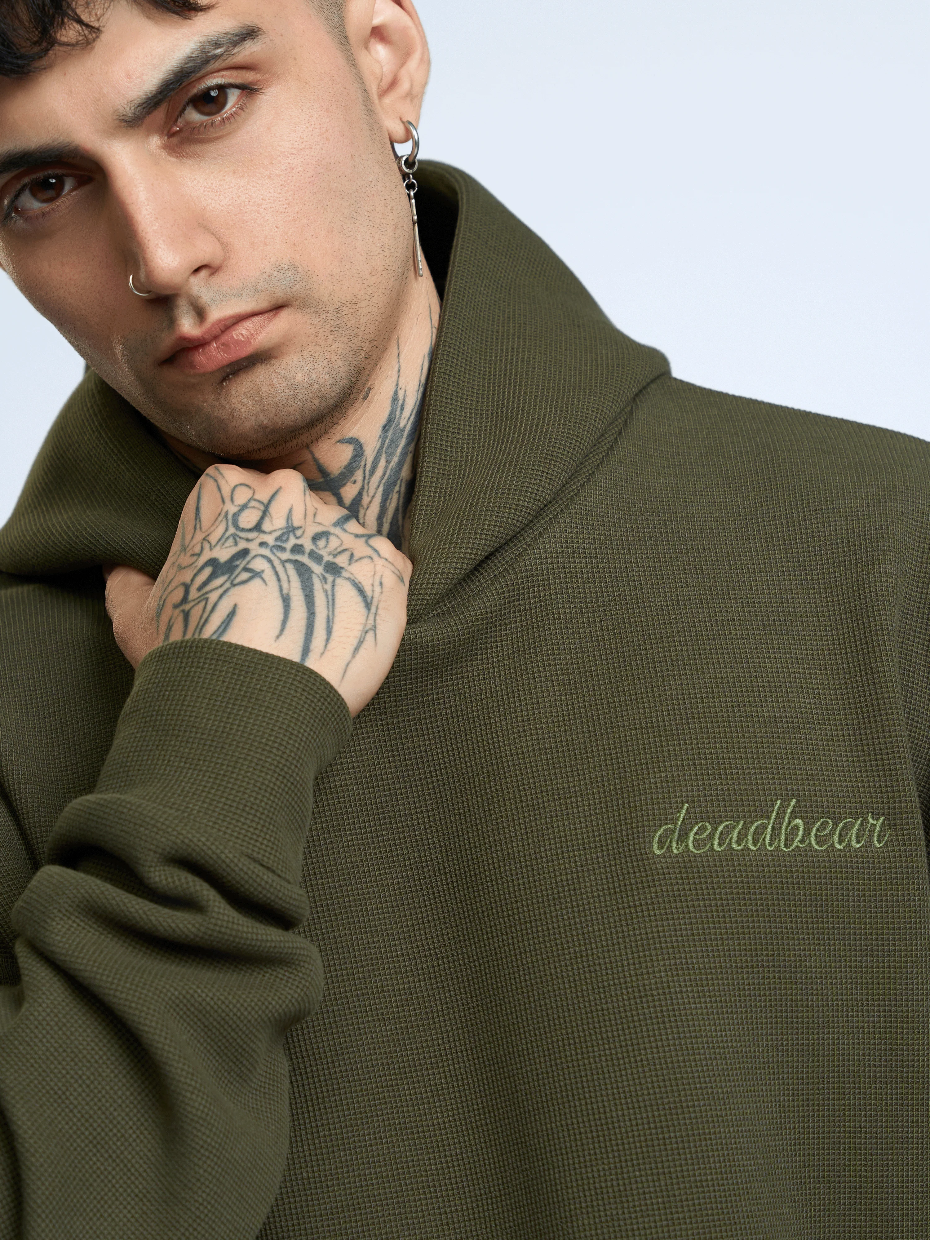 Co-ord Hoodie Olive - Image 5