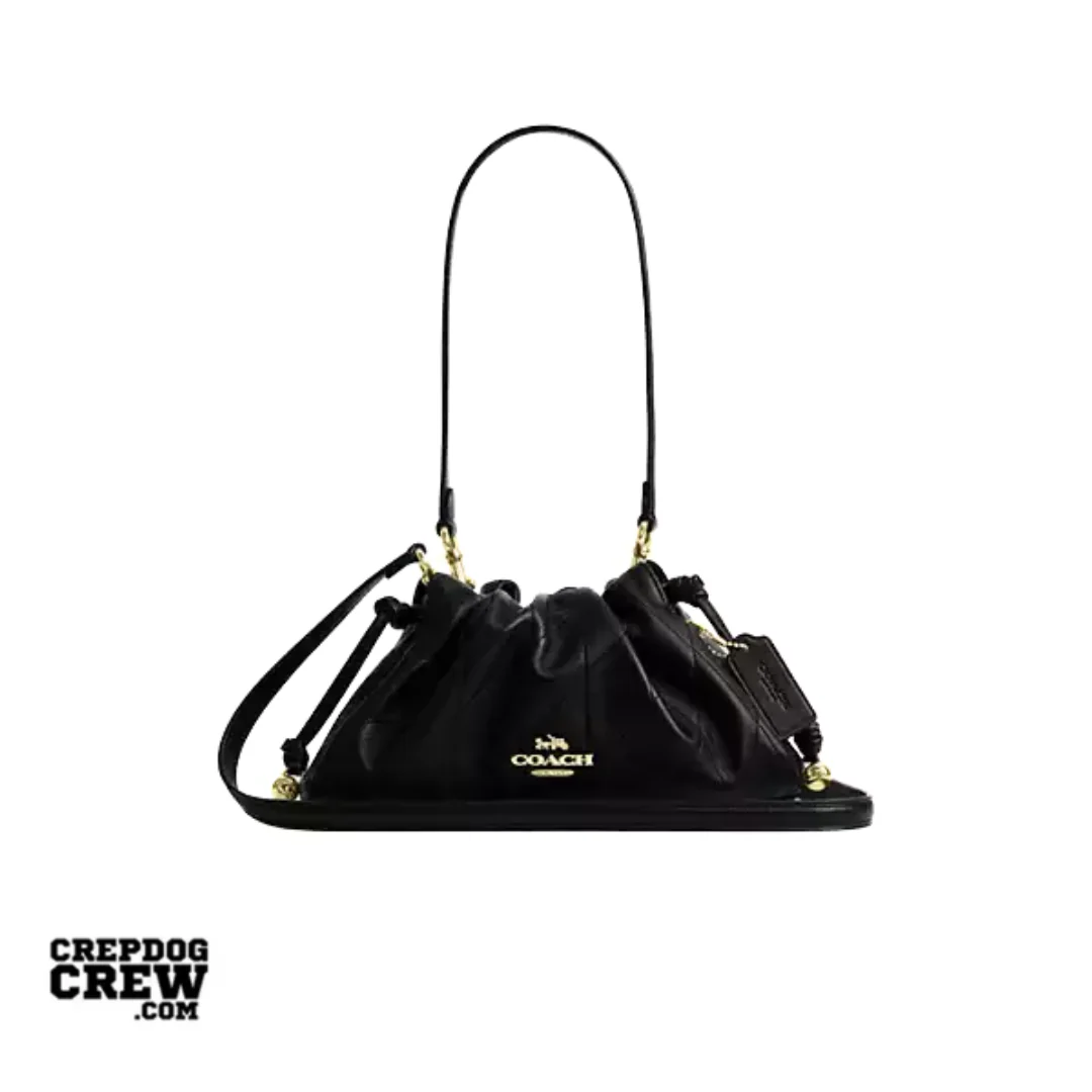 Coach Faye Shoulder Bag With Quilting nappa leather Gold Black