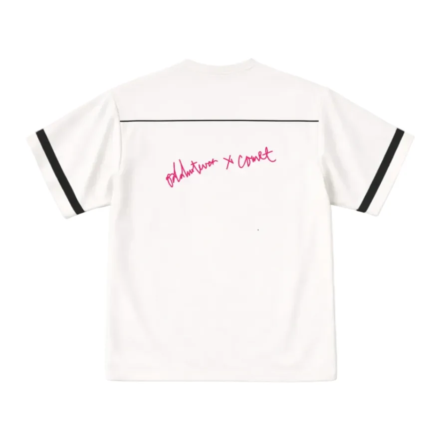 Comet x Odd Scribbled Heart White Jersey - Image 2