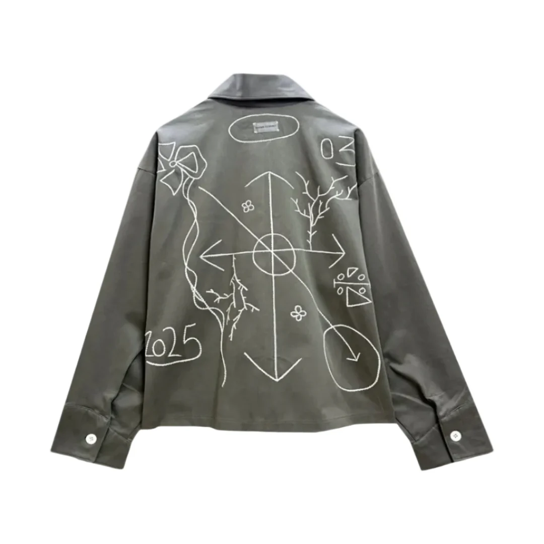 Compass Hand Embroidered Jacket [Unisex] - Image 2