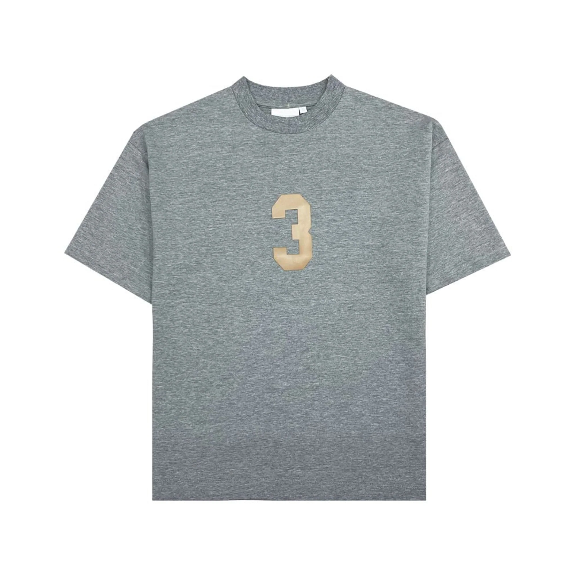 3 T-shirt in Grey Melange [Unisex]