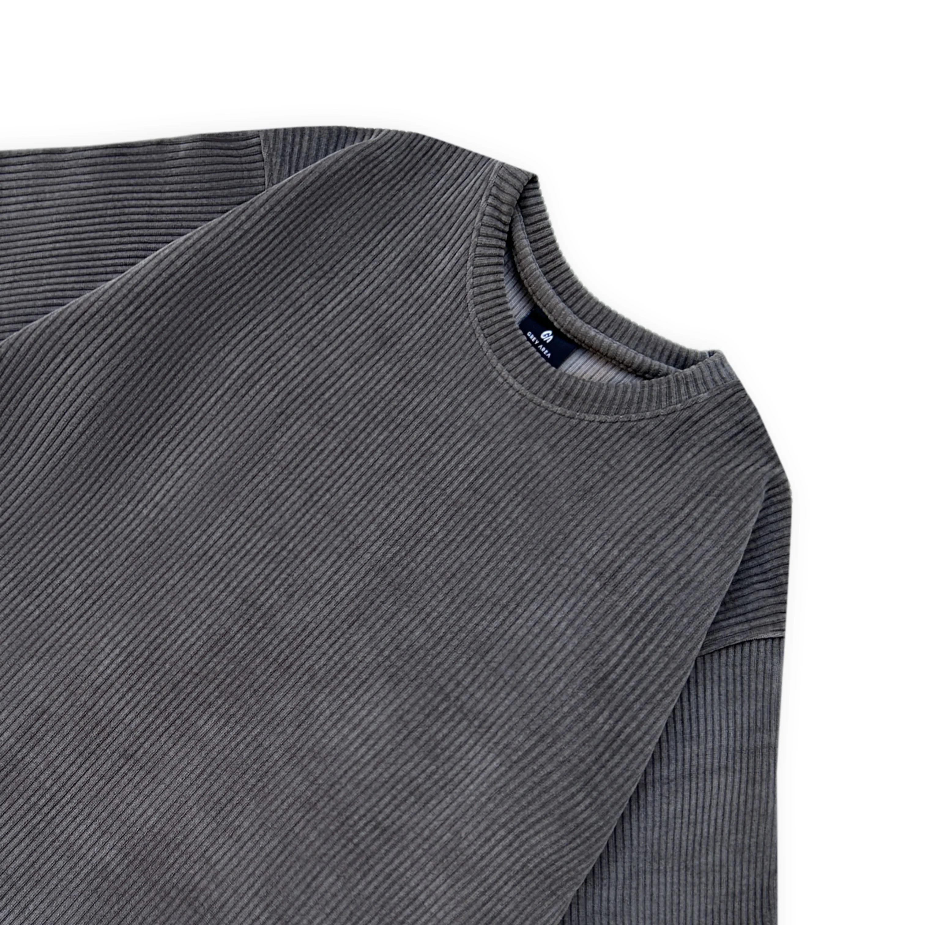 CORDUROY D.GREY TSHIRT - Image 3