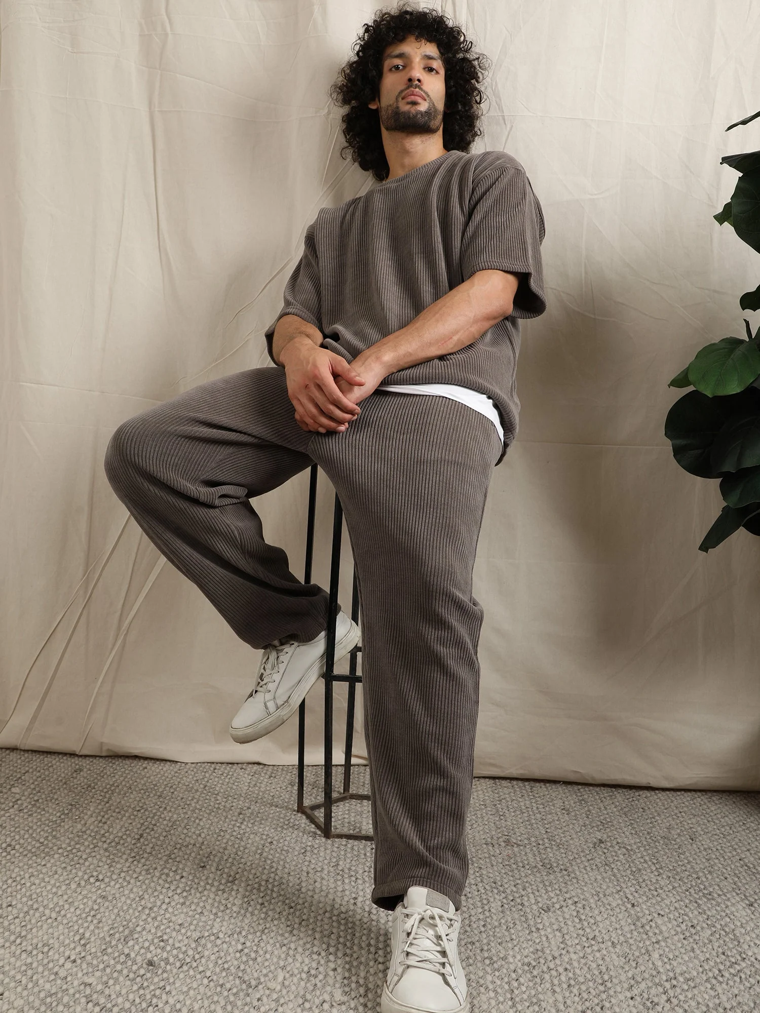 CORDUROY D.GREY TSHIRT - Image 5