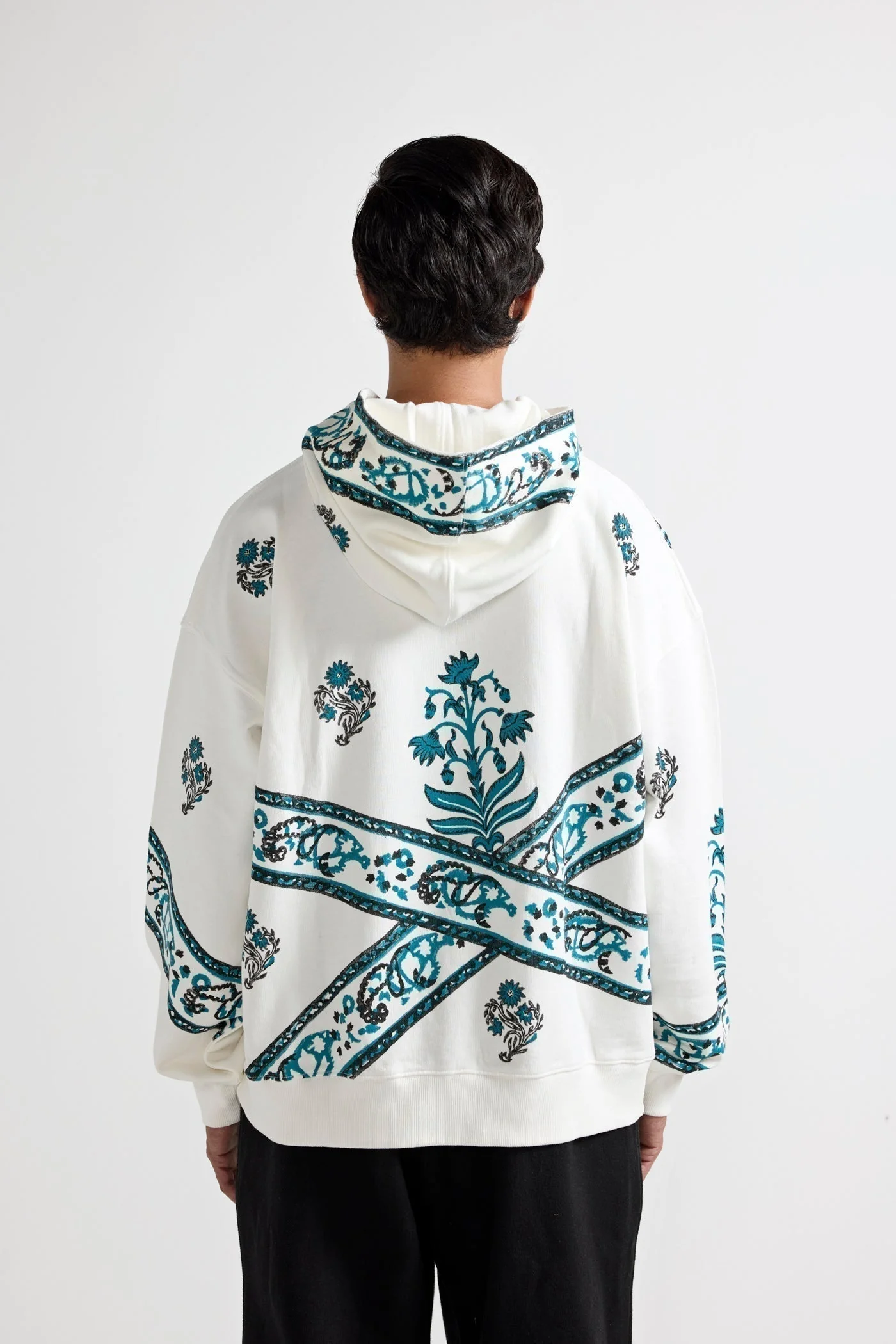 "Cosmic" Blockprint Hoodie - Image 2