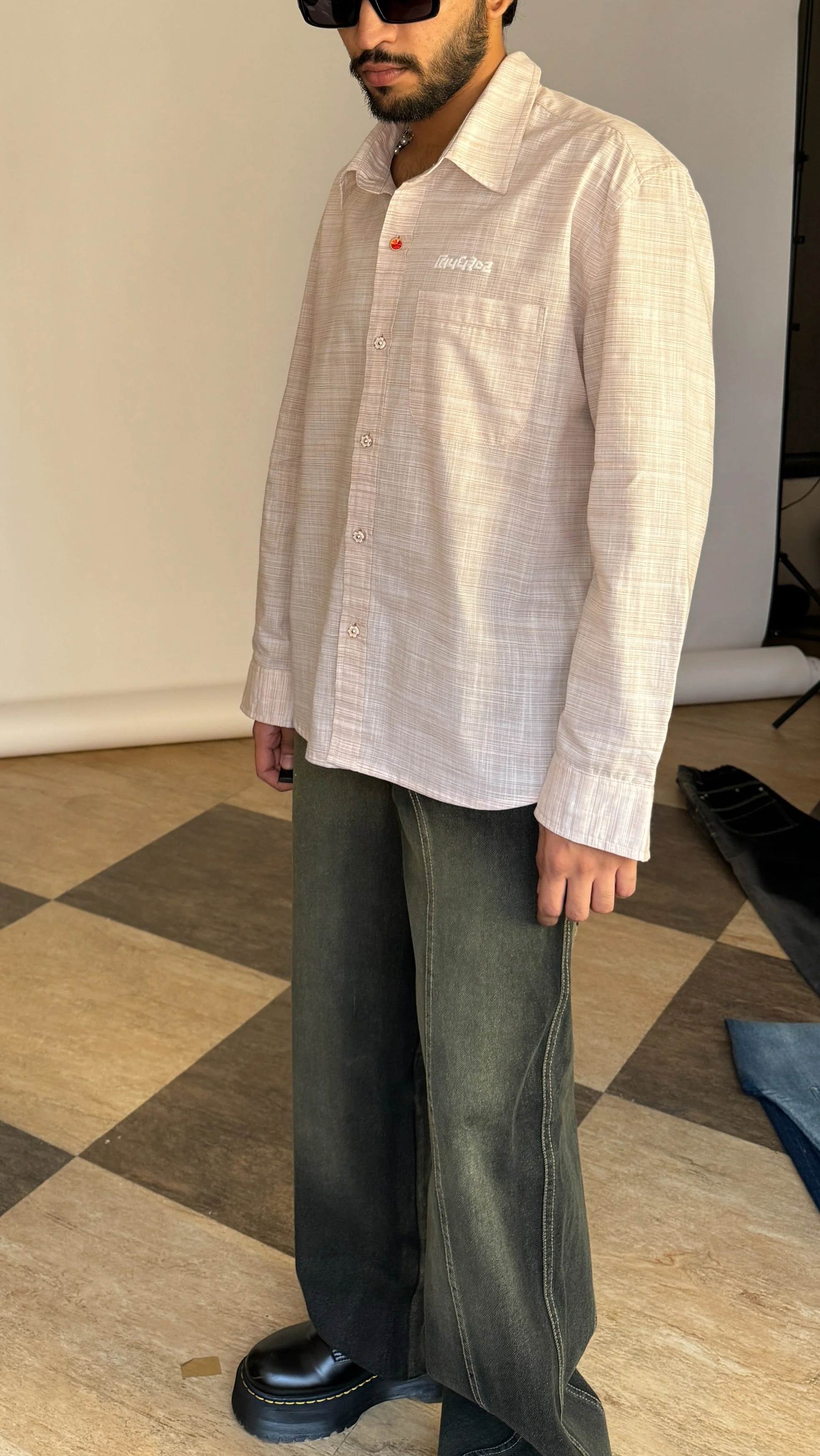 Cotton Antique Shirt - Cream RTW - Image 2
