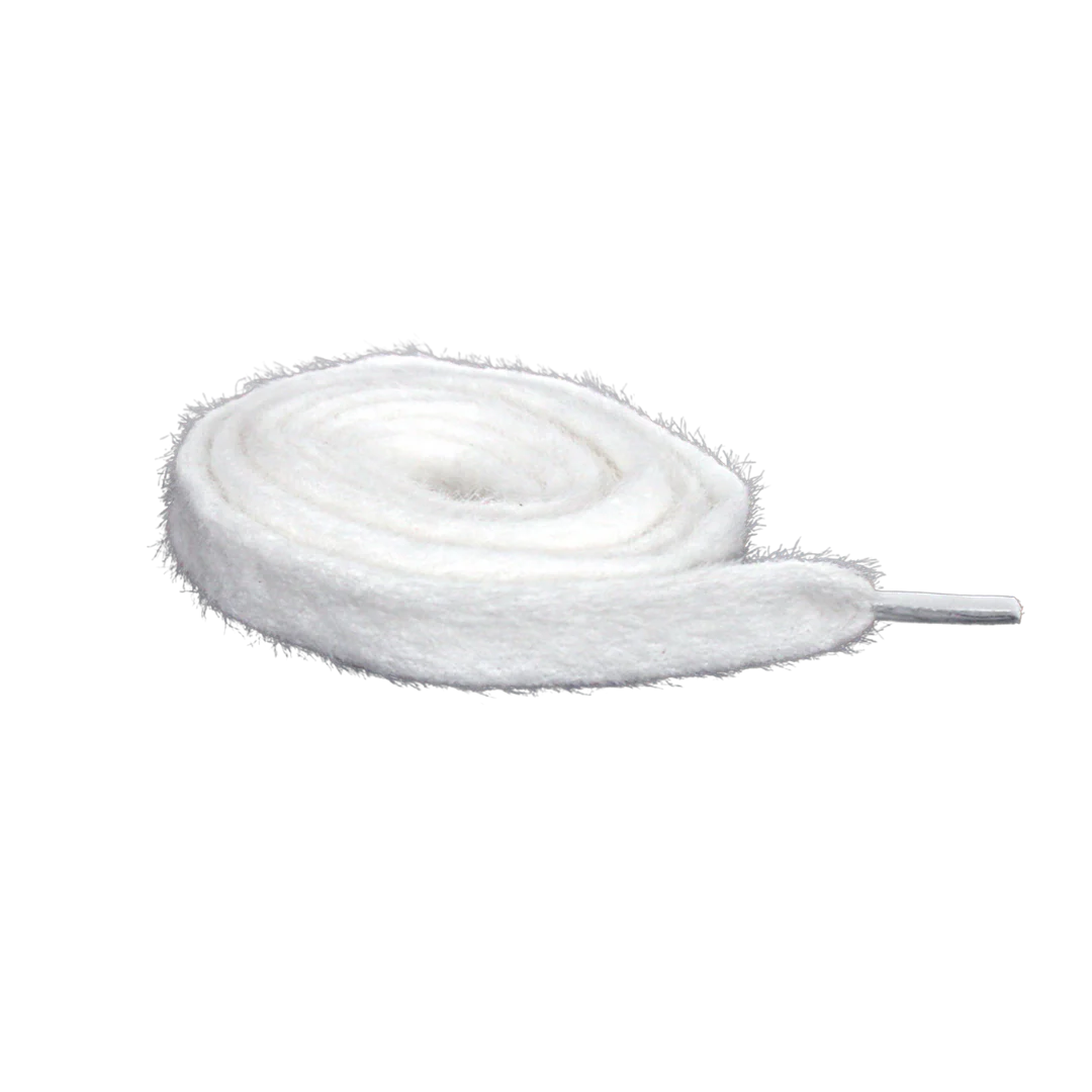 COZY FUZZY WHITE WIDOW FAT LACES BY KNOTTY