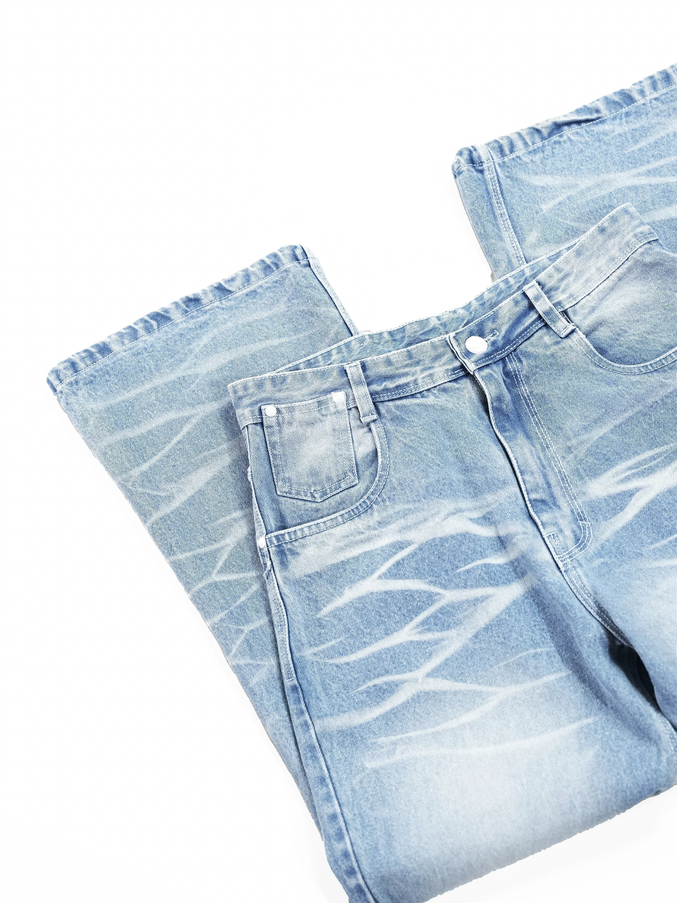 Crackle Flare Jeans - RTW - Image 3