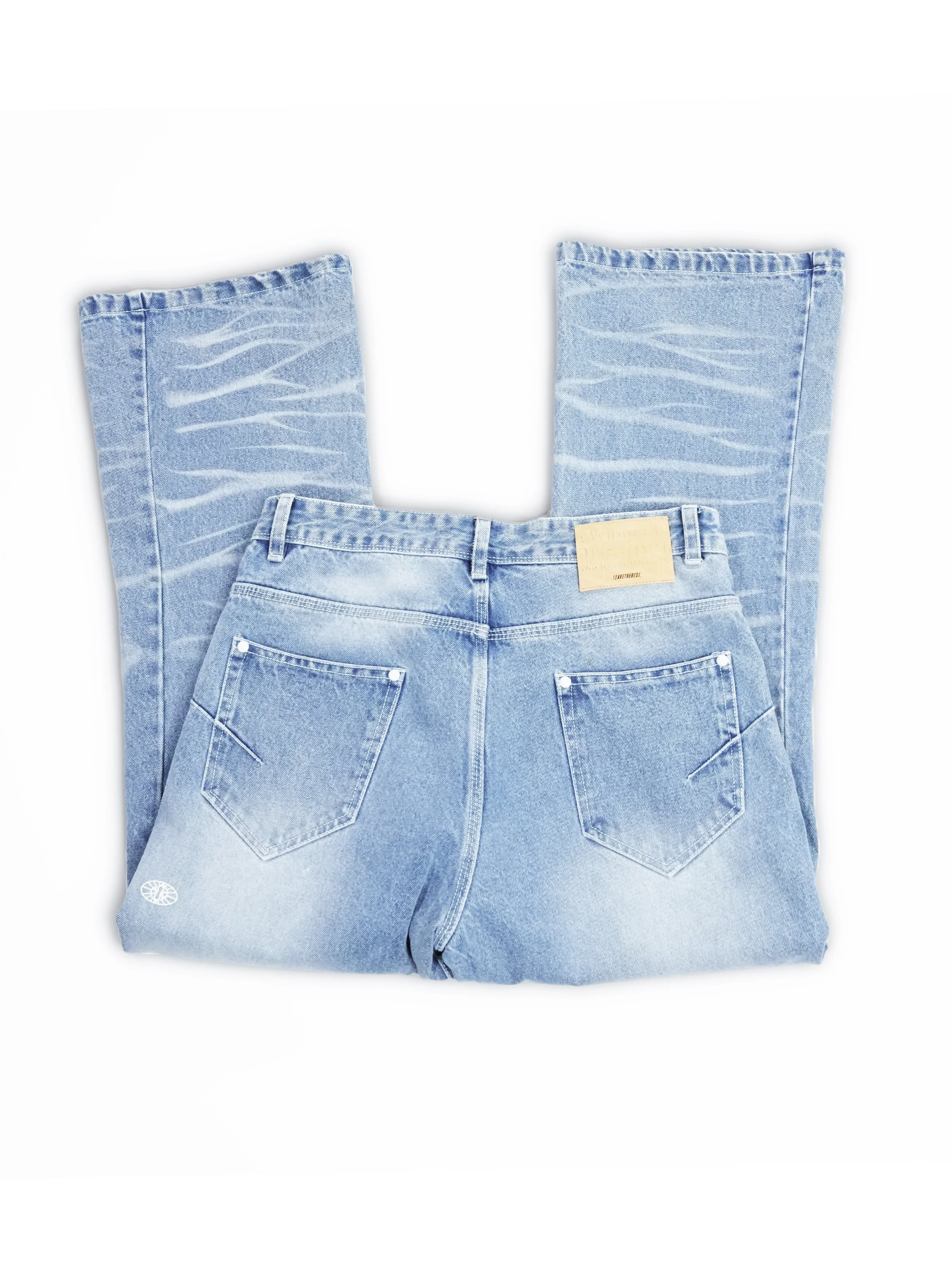 Crackle Flare Jeans - RTW - Image 4