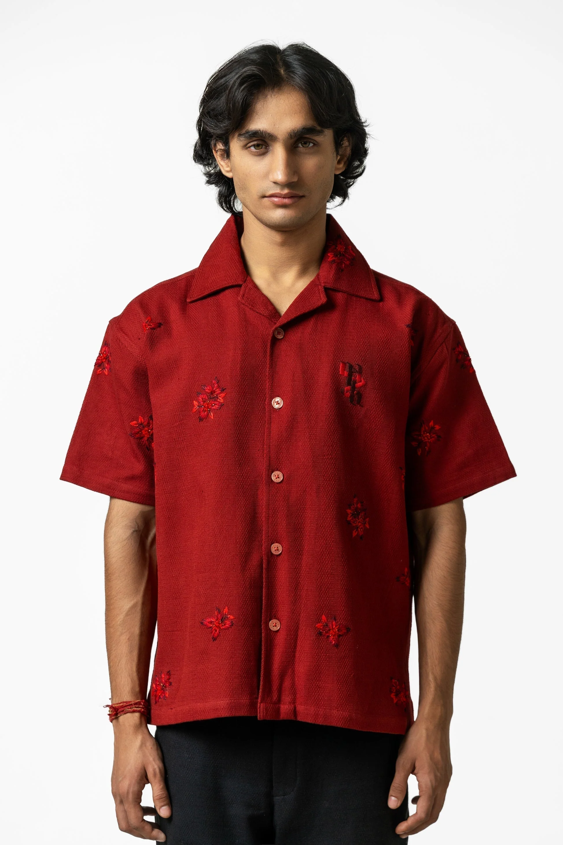 Crimson Handmade Shirt - Image 3