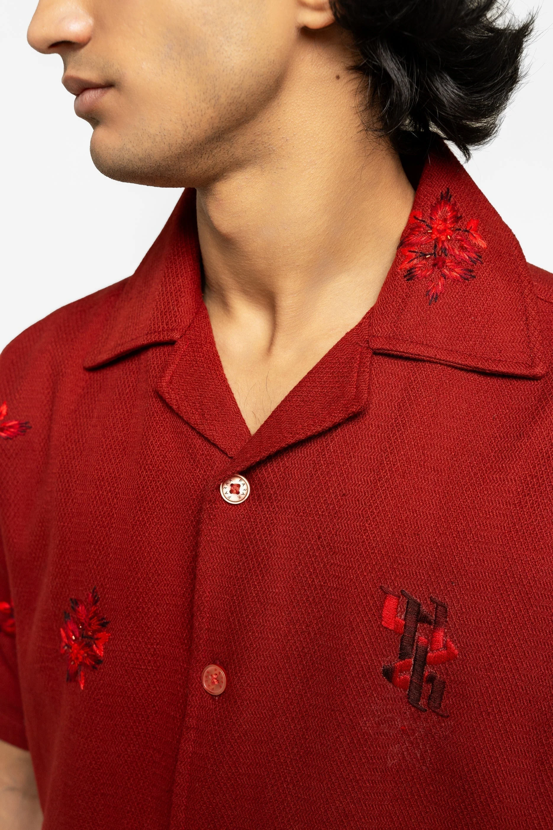 Crimson Handmade Shirt - Image 5