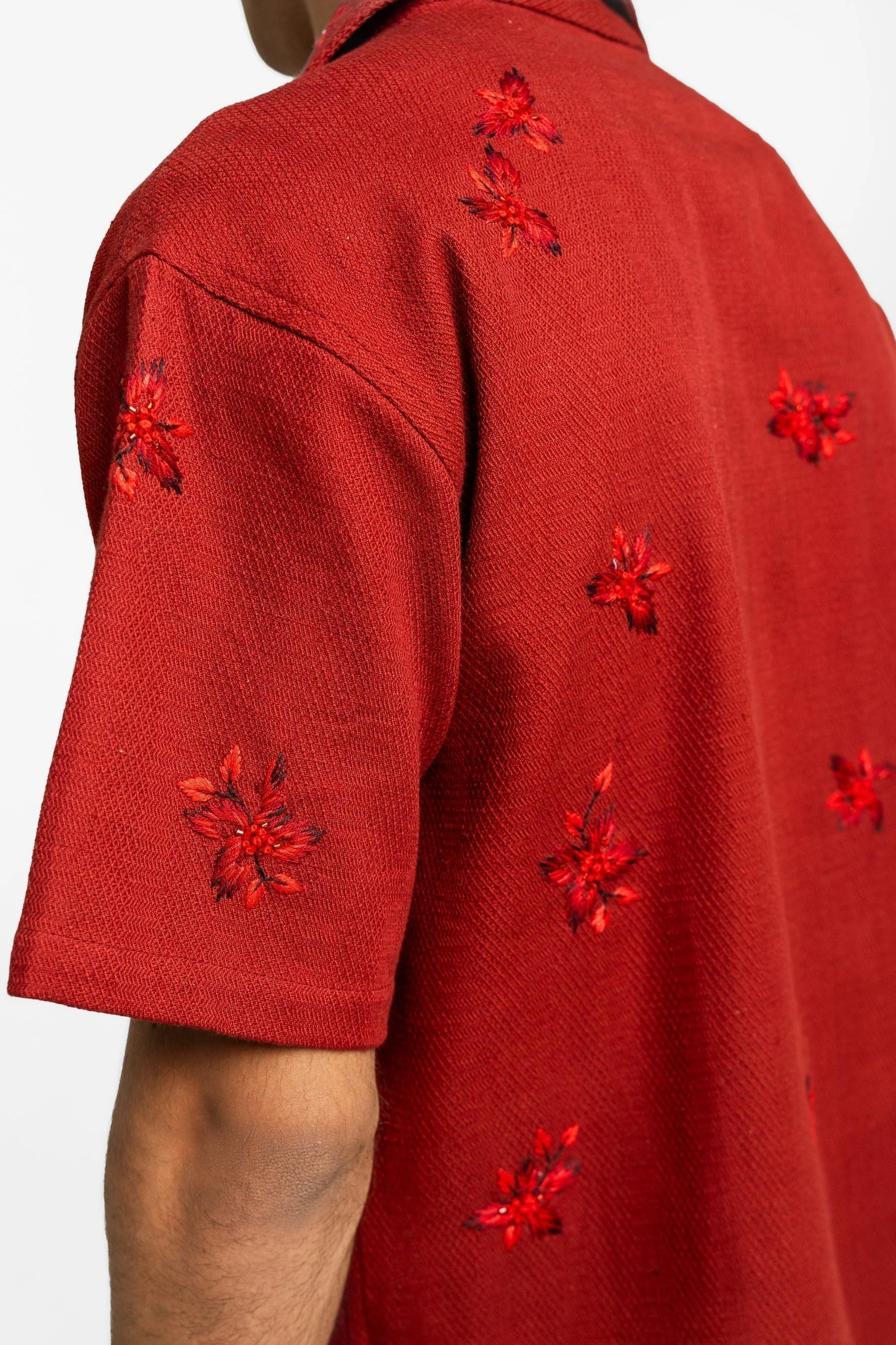Crimson Handmade Shirt - Image 6