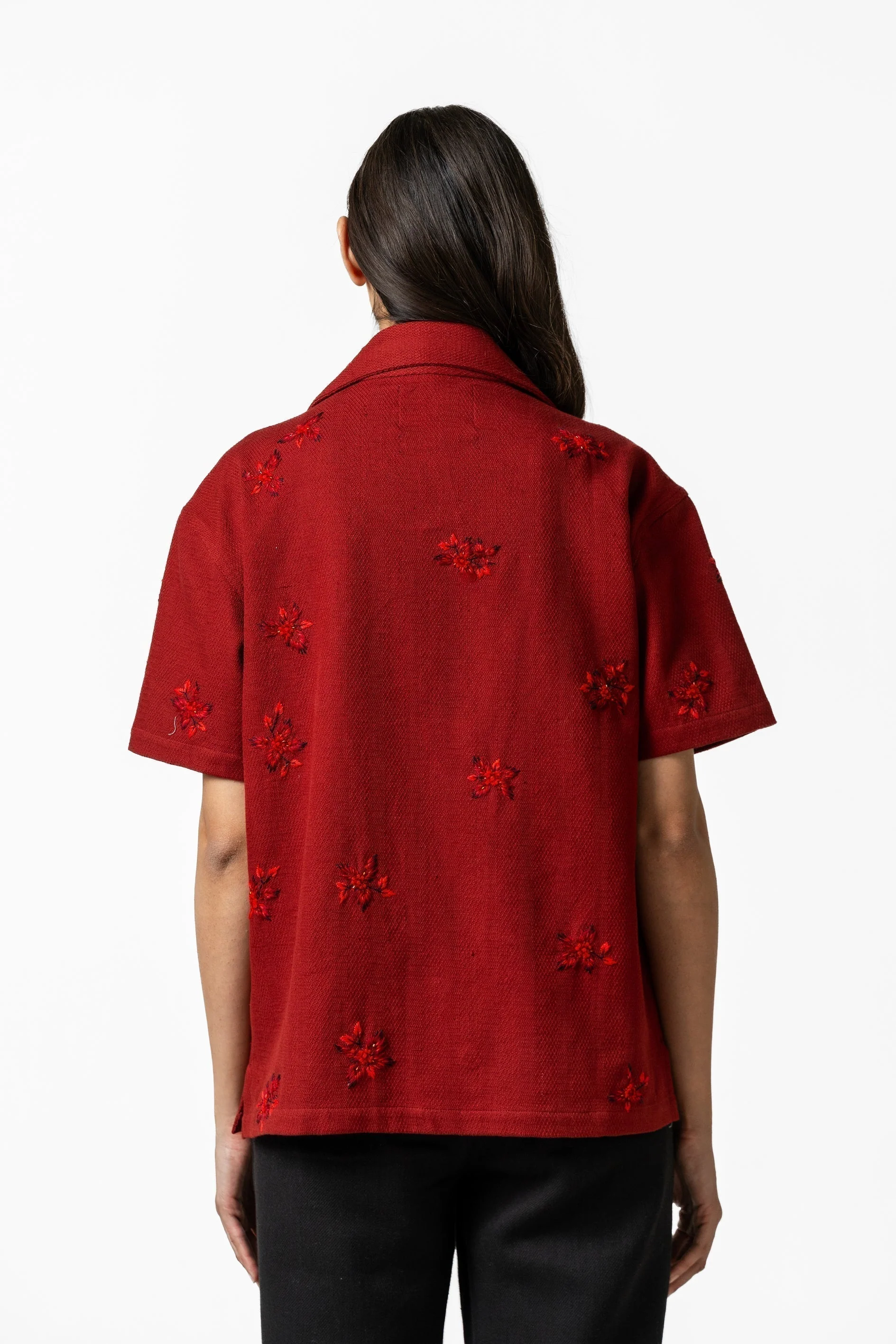 Crimson Handmade Shirt - Image 8