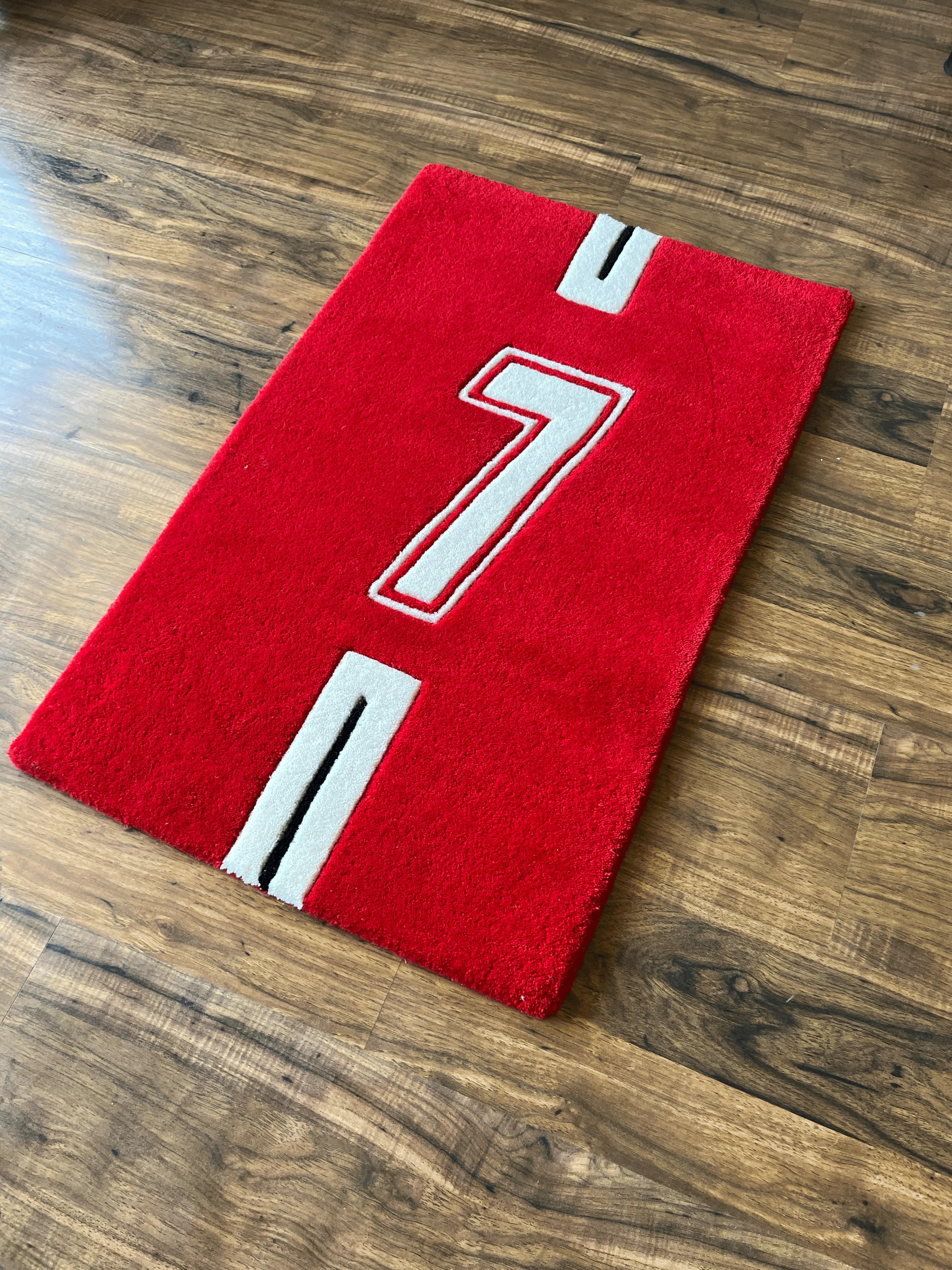 Cristiano Ronaldo Man U Jersey Custom Rug - Image 2