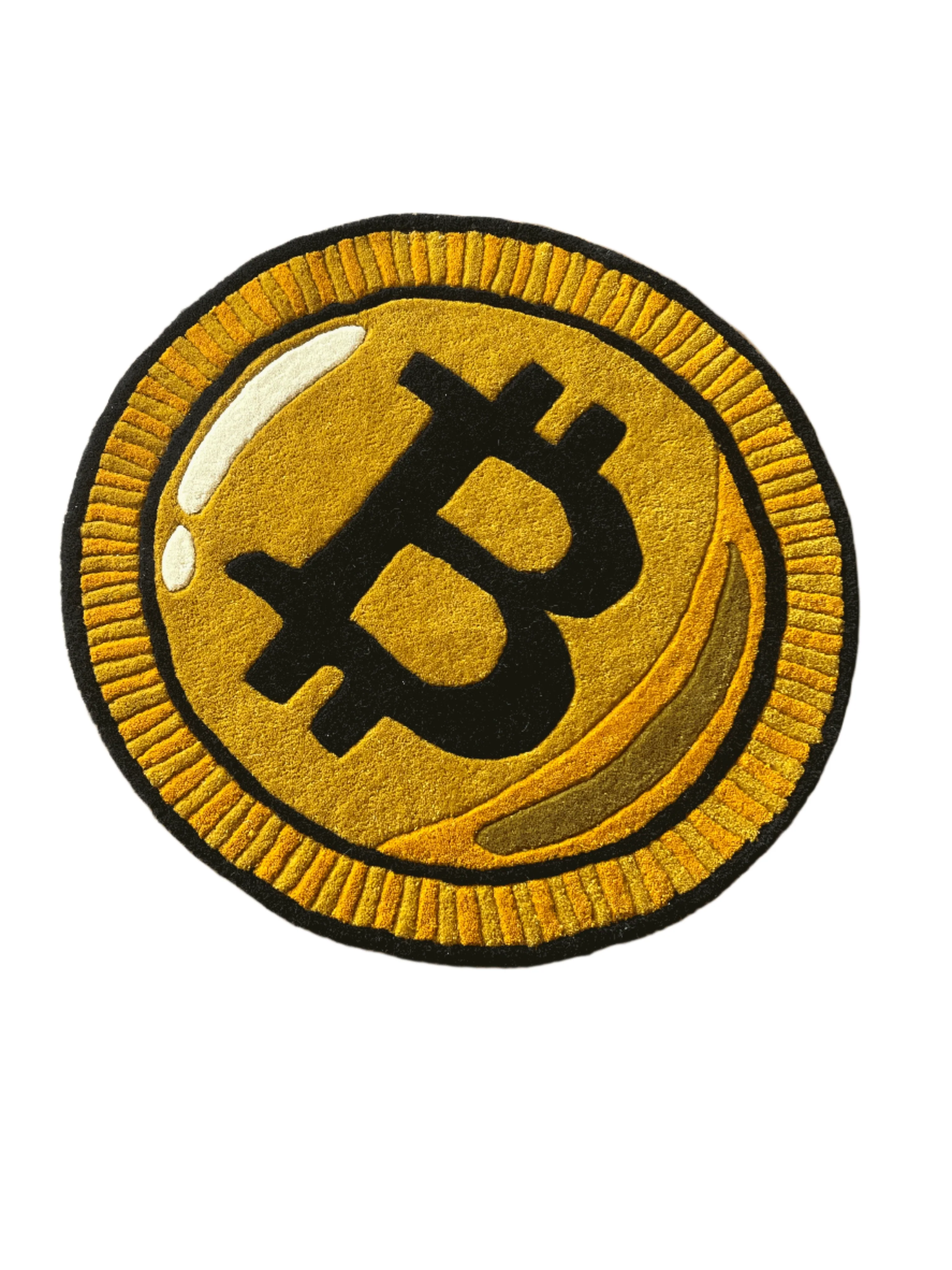 Crypto Currency Hand Tufted Custom Rug - Image 2